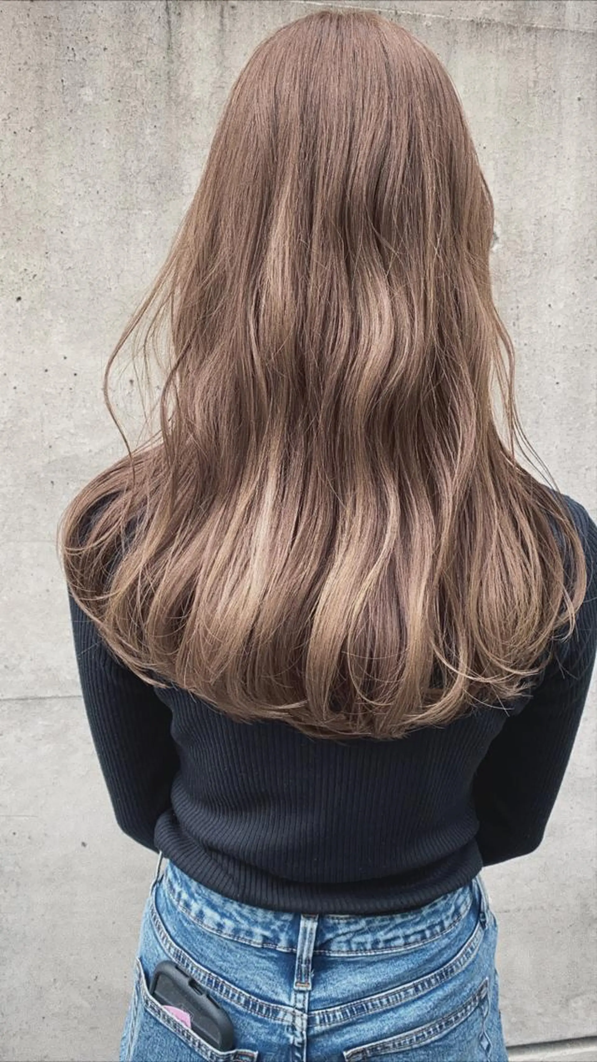 セミロング カラー Living所属・ヨシモトリョウ 髪質改善/美髪のヘアスタイル