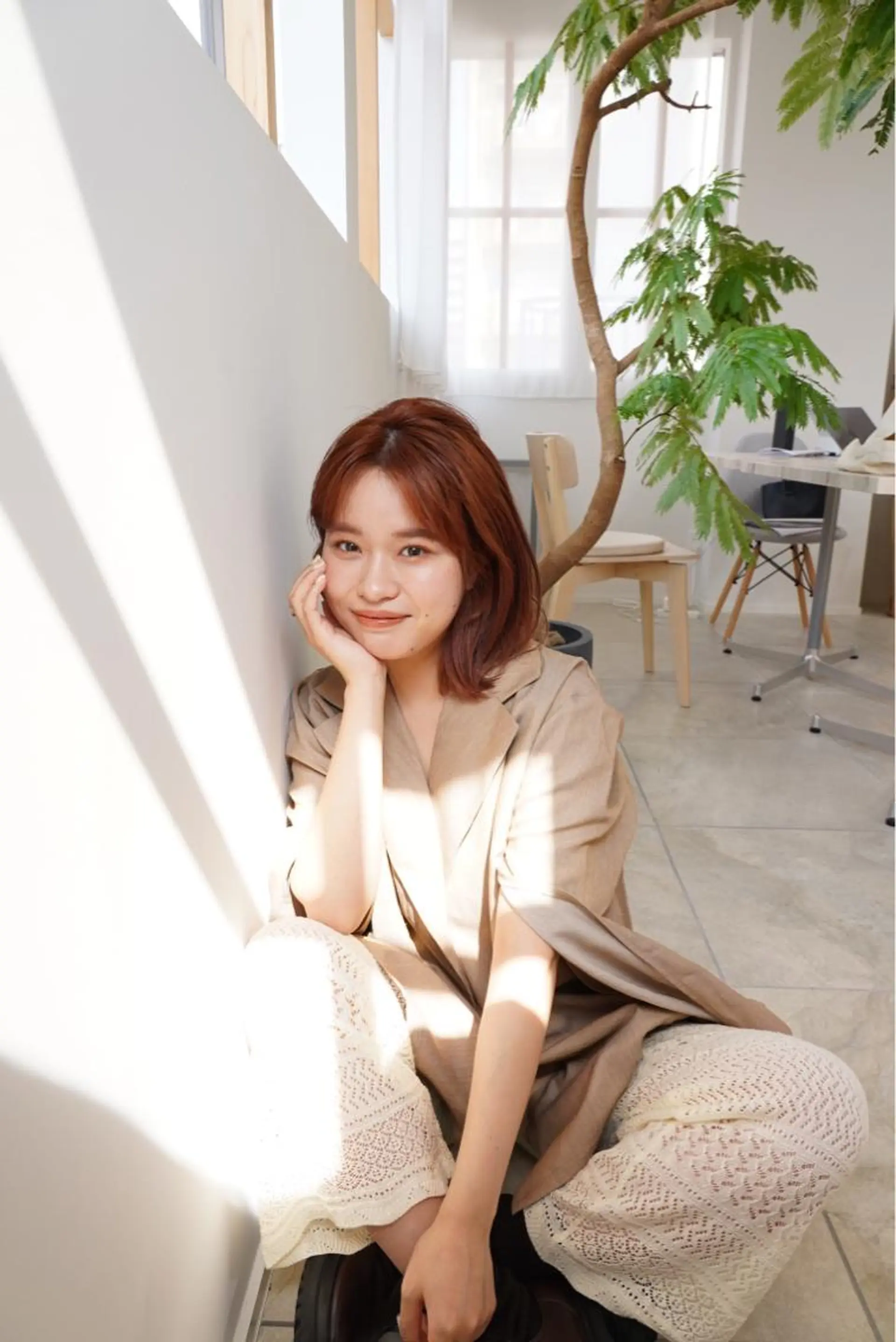 ミディアム ヘアアレンジ 田中 あやなのヘアスタイル