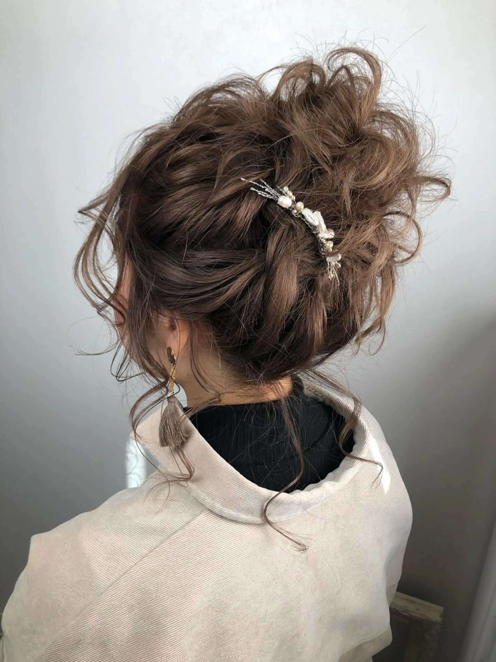 セミロング ヘアアレンジ ヘアセット hair&make RabichePow所属・鈴木 香奈萌のヘアスタイル