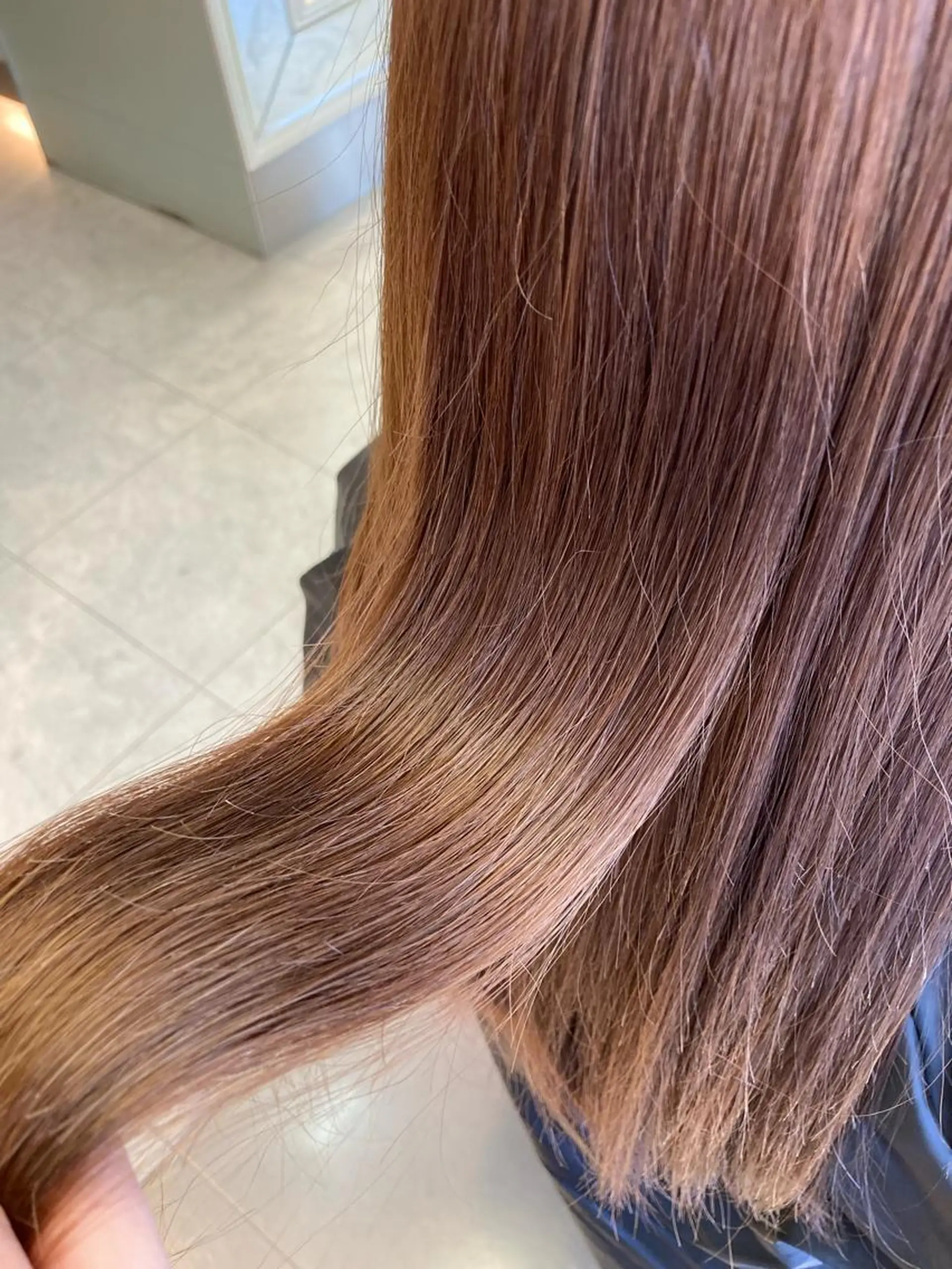 ロング カラー トリートメント 小森 衣純のヘアスタイル