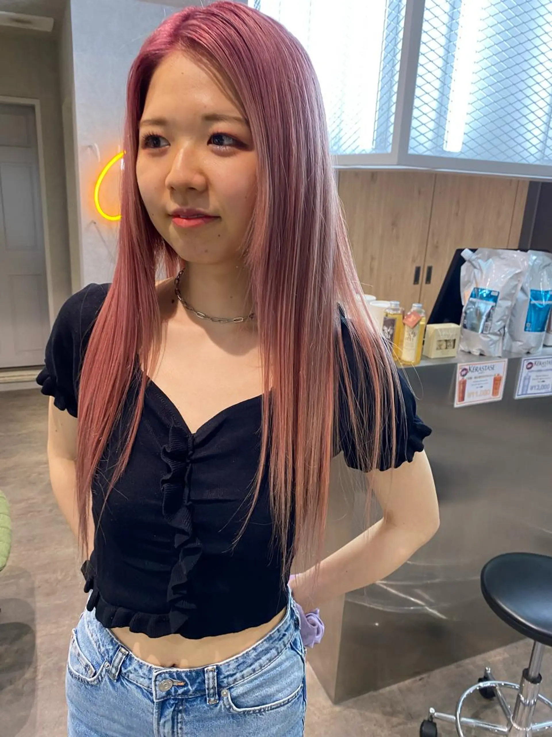 ロング カラー ヘアアレンジ XENA表参道 MIKUのヘアスタイル