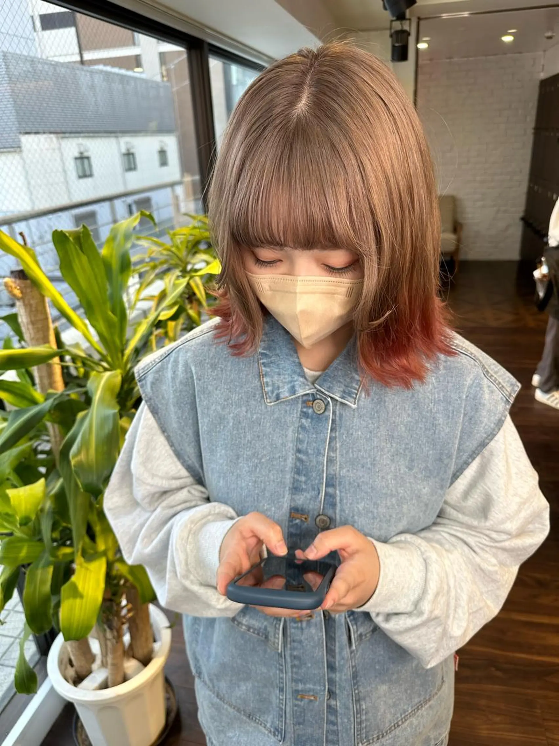 ミディアム Michel by chainon    ミッシェルバイシェノン所属・美髪職人/傷ませない カラー/橋本拓弥のヘアスタイル