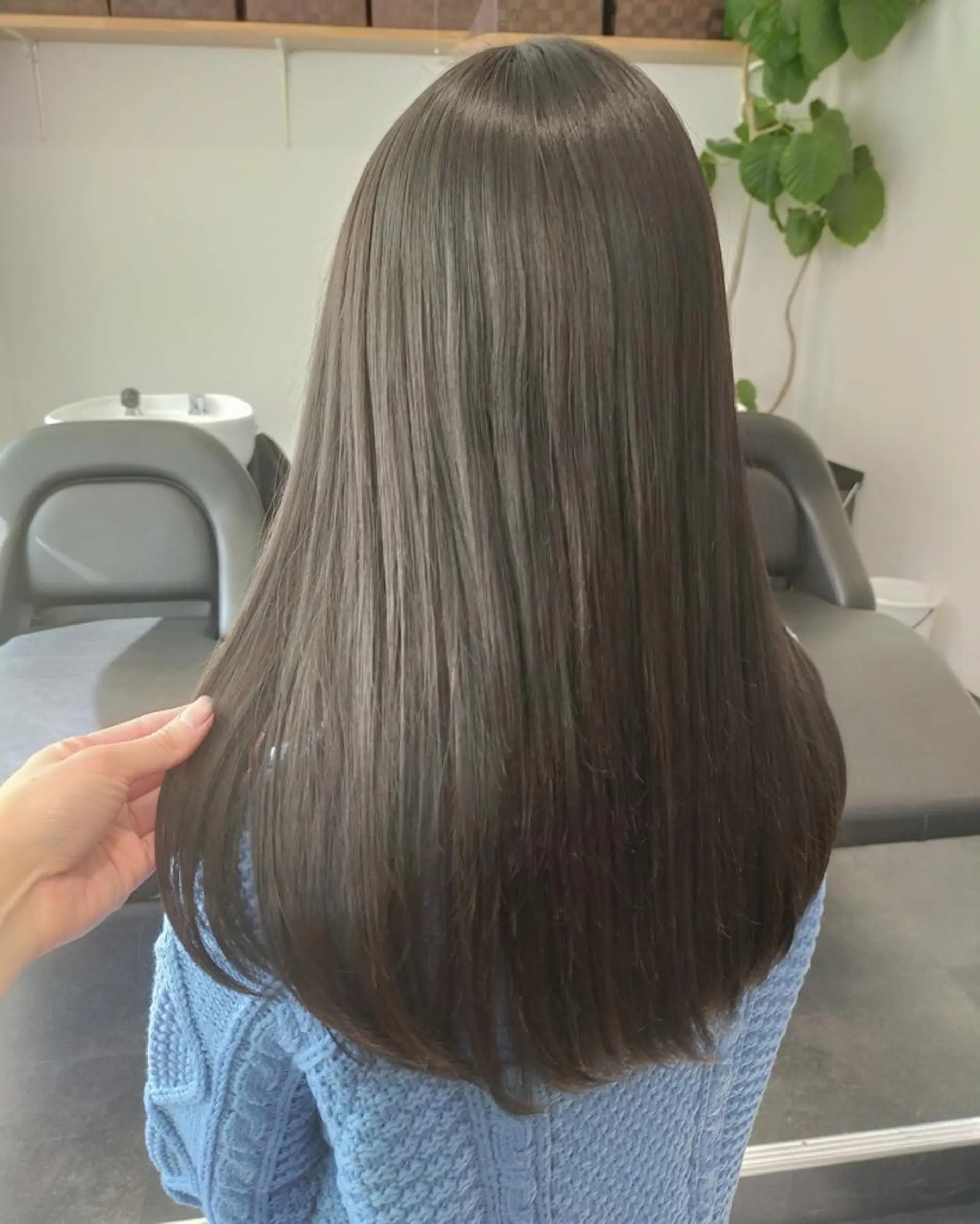 ロング カラー JIL BLAN 京都所属・RU RIのヘアスタイル