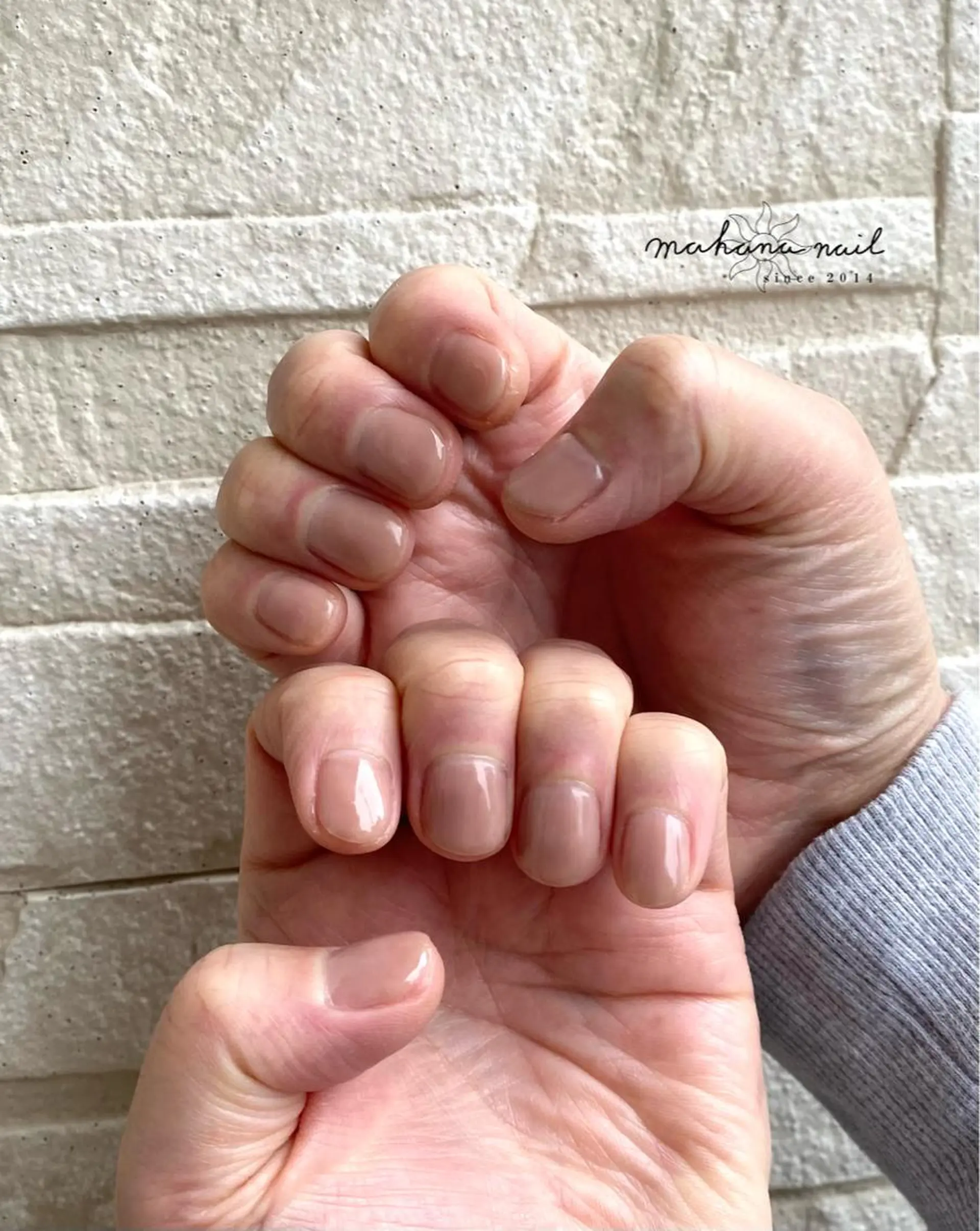 ネイル ワンカラーネイル mahana nailのネイルデザイン