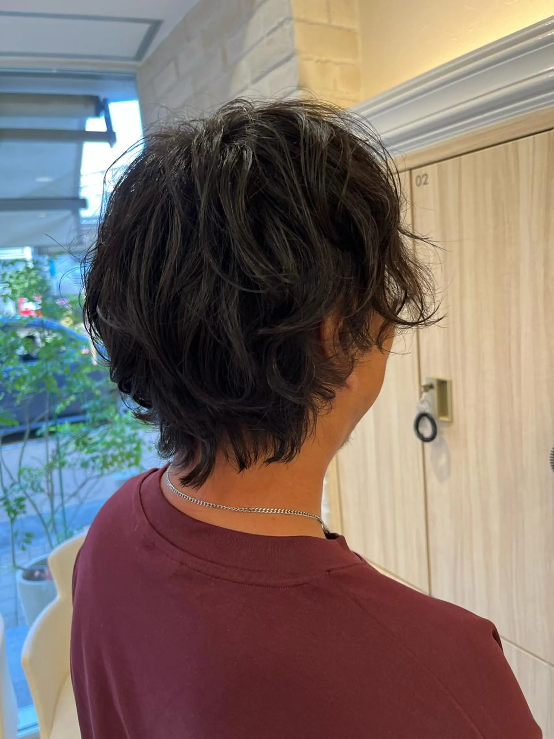 ミディアム パーマ 田中 瑞妃のヘアスタイル