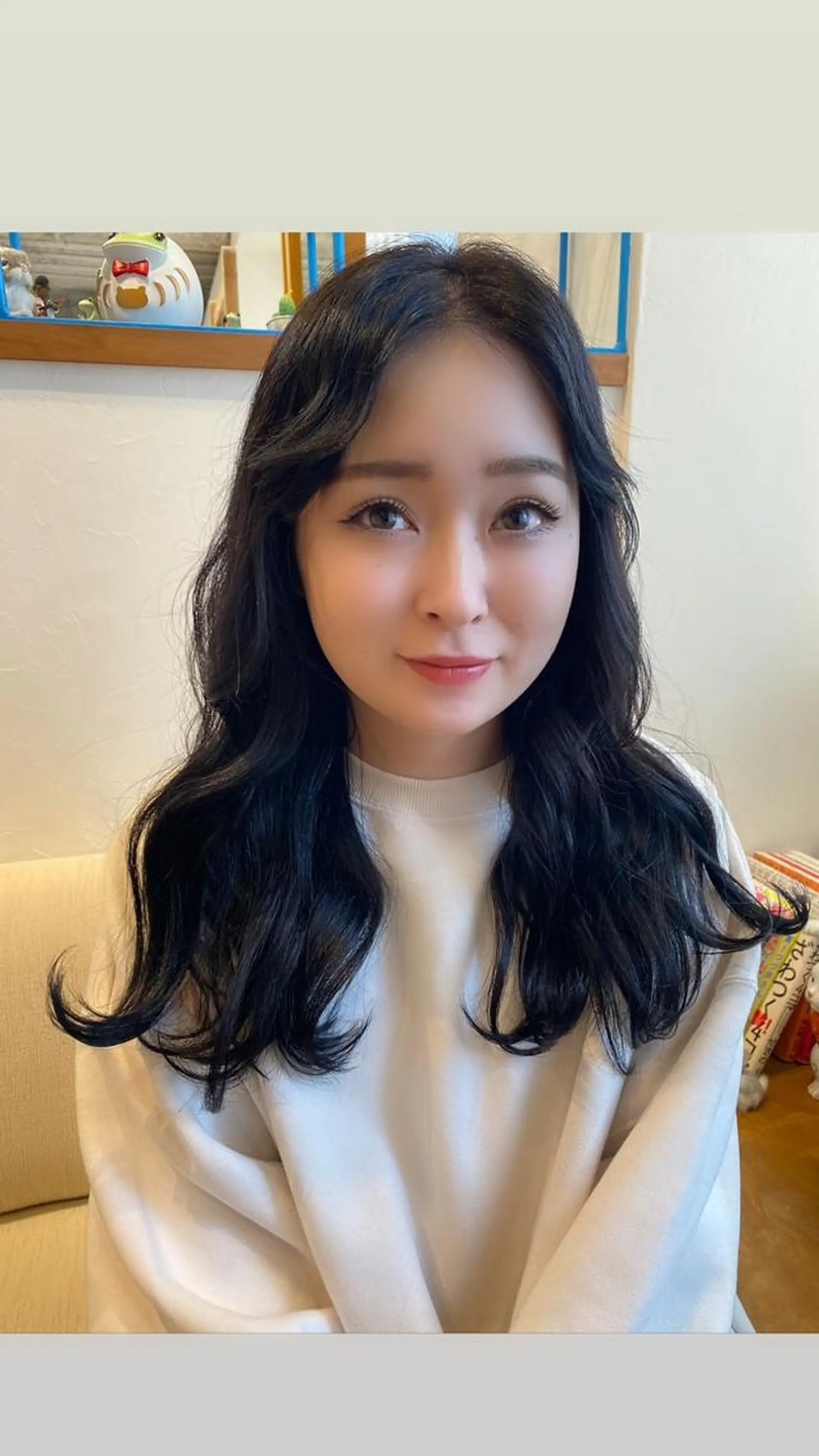 ロング カラー ヘアアレンジ Ate by little所属・青木 梢のヘアスタイル