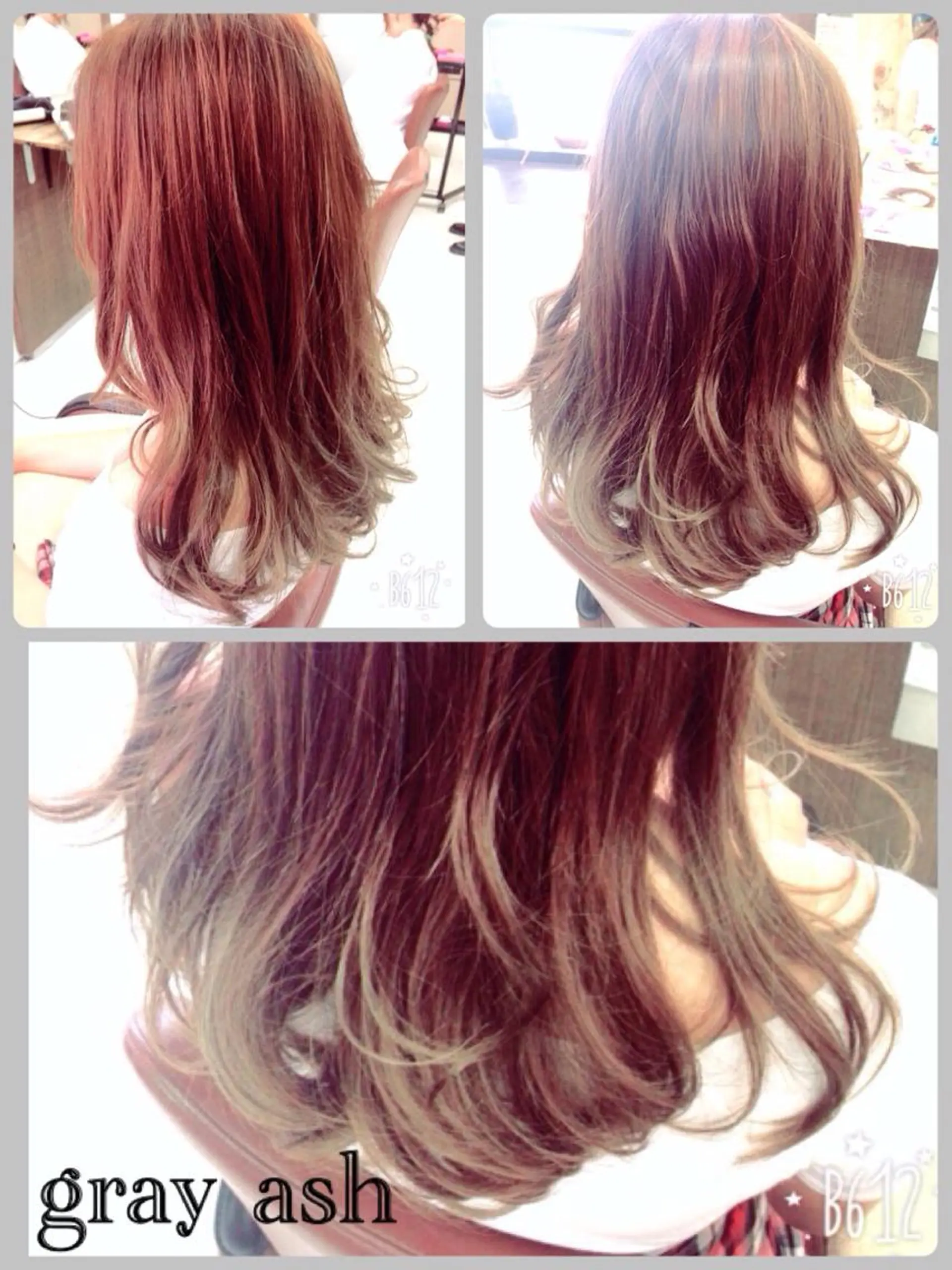 カラー アッシュ グラデーションカラー 韓国ヘア得意❤︎森澤 悠佳のヘアスタイル