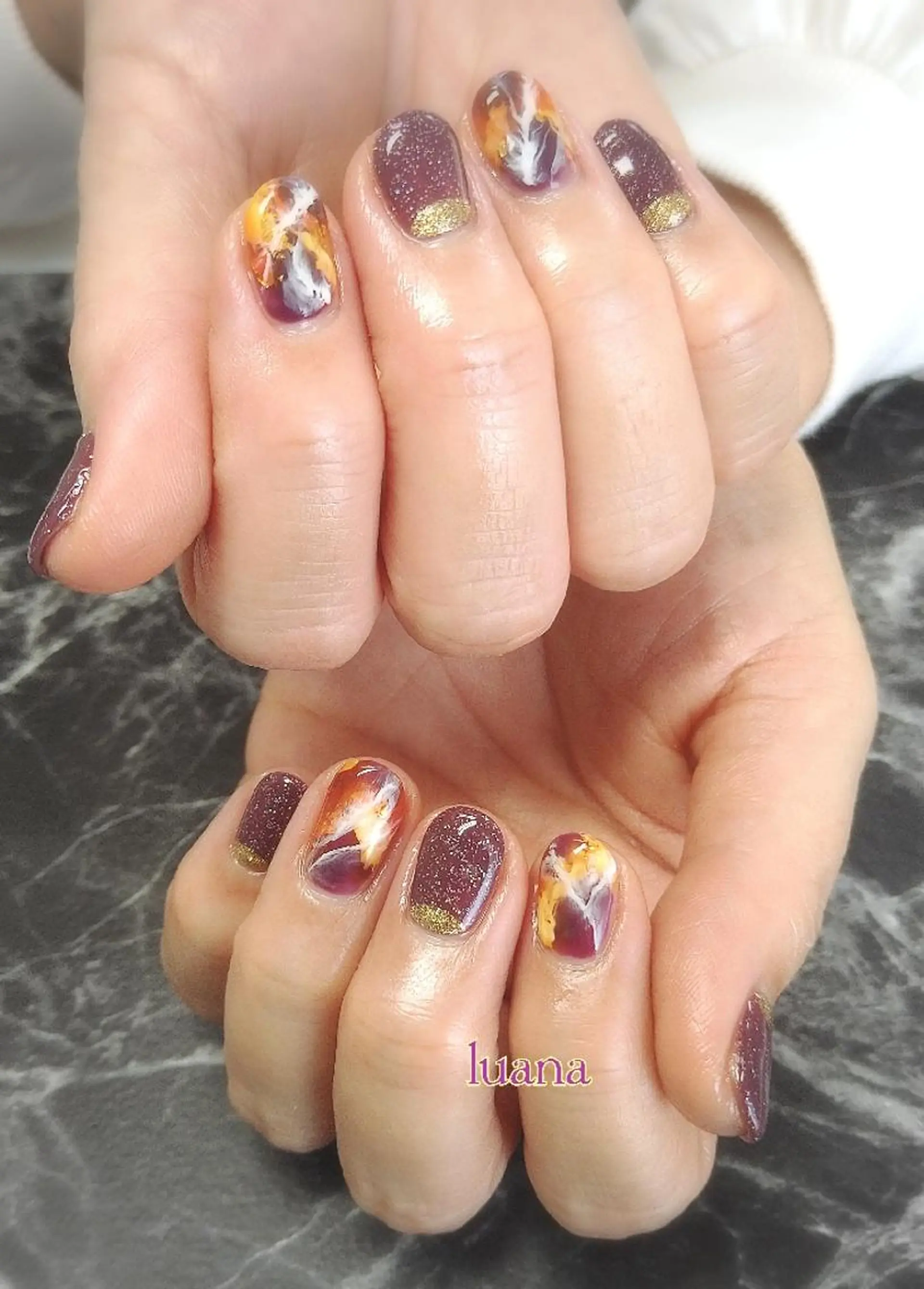 ネイル ハンドネイル LUANA  TAKAHASHIのネイルデザイン