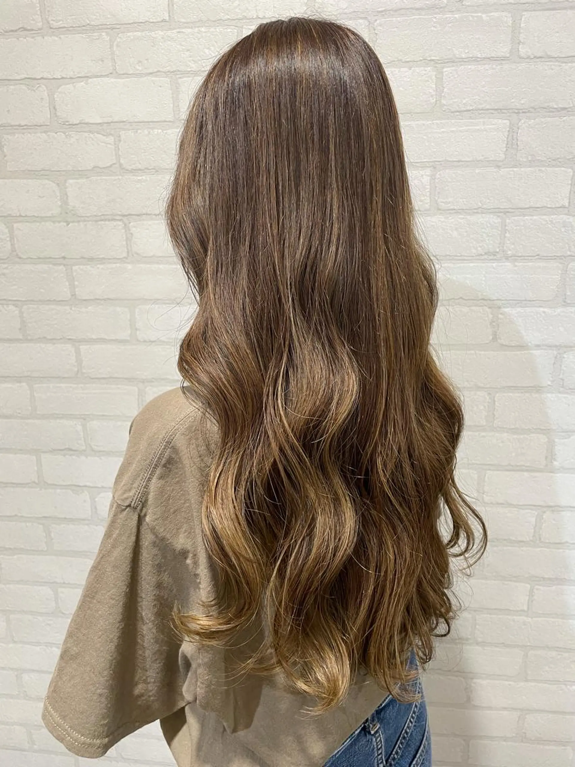 ロング カラー ハイライトカラー ハイライト 透明感カラー💎 AYAのヘアスタイル