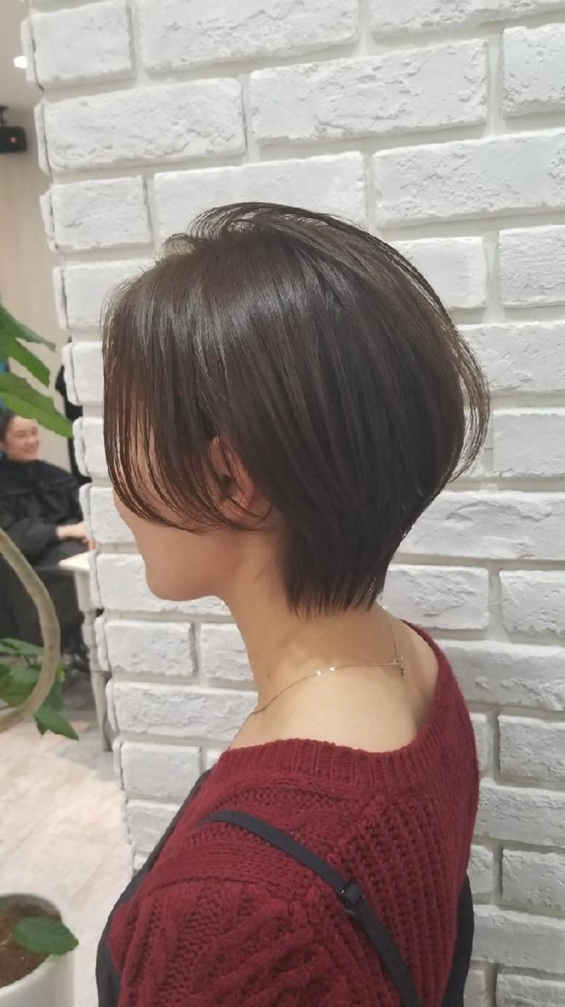ショート カラー ショートヘア カット ヘアカラー トリートメント 顔周りレイヤーカット 髪質改善代表西村功平のヘアスタイル