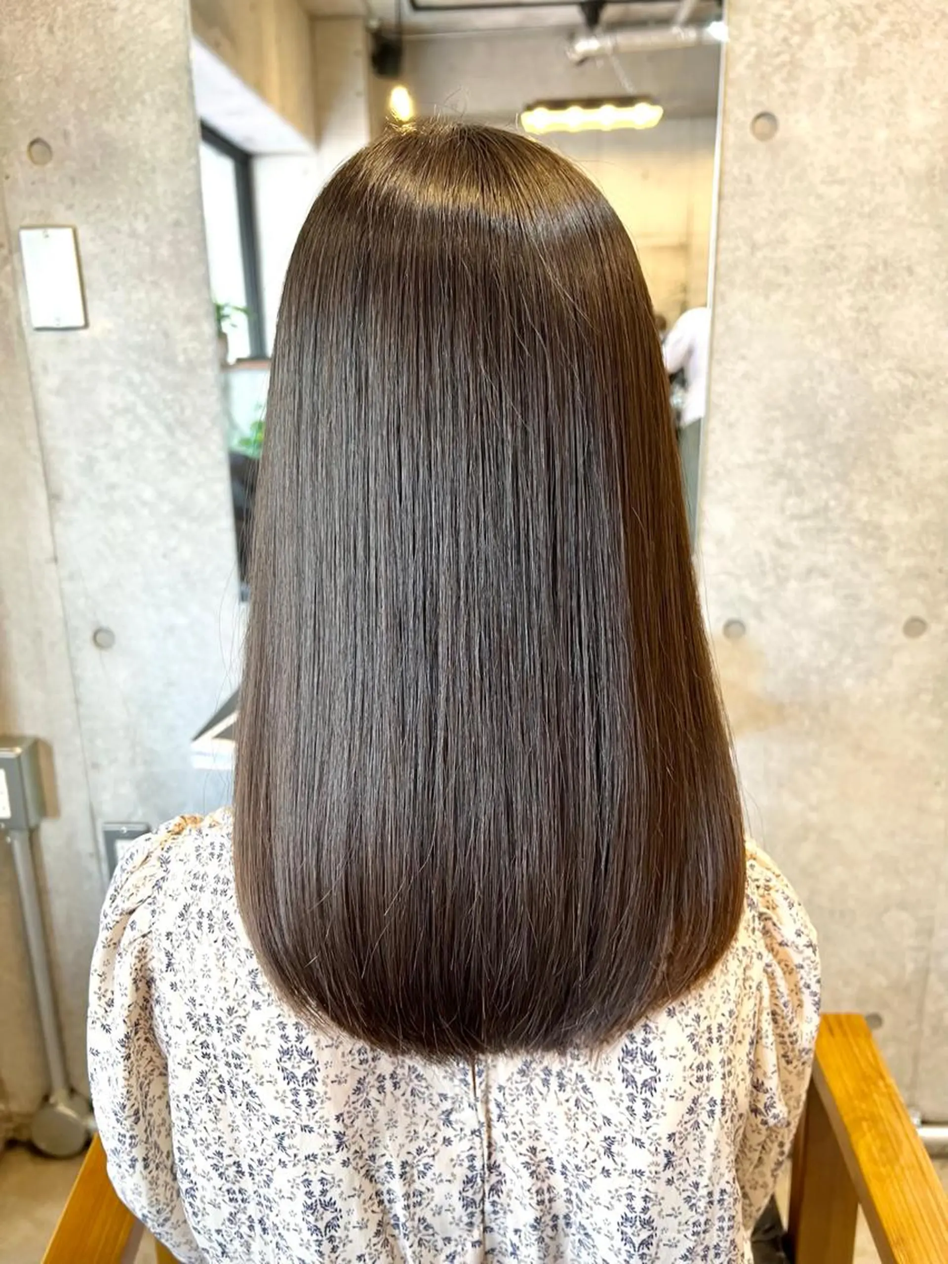 ロング カット 縮毛矯正 ショートボブ／川崎 子安健太のヘアスタイル