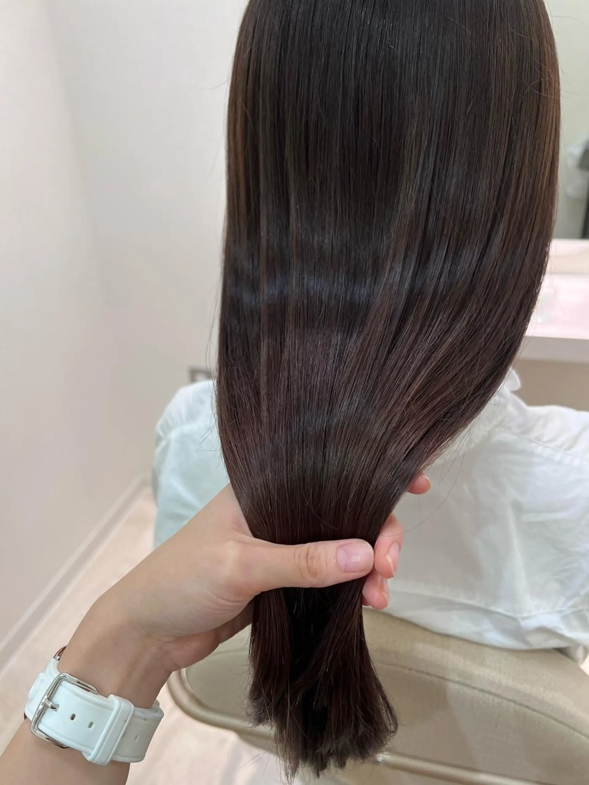 ロング カラー ラベンダーカラー ピンクカラー ピンクラベンダー トリートメント カット ヘアカラー トリートメント 暗髪/艶髪/Ono .のヘアスタイル