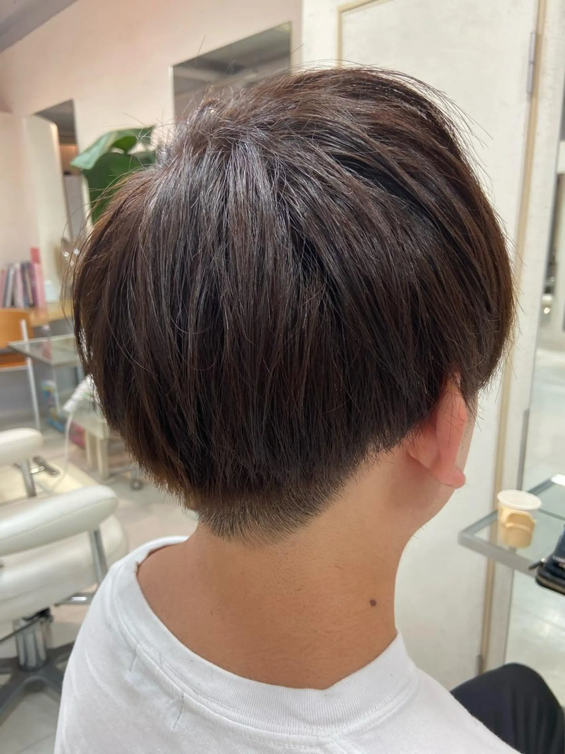 カラー メンズ マッシュ 菊地 美憂のヘアスタイル