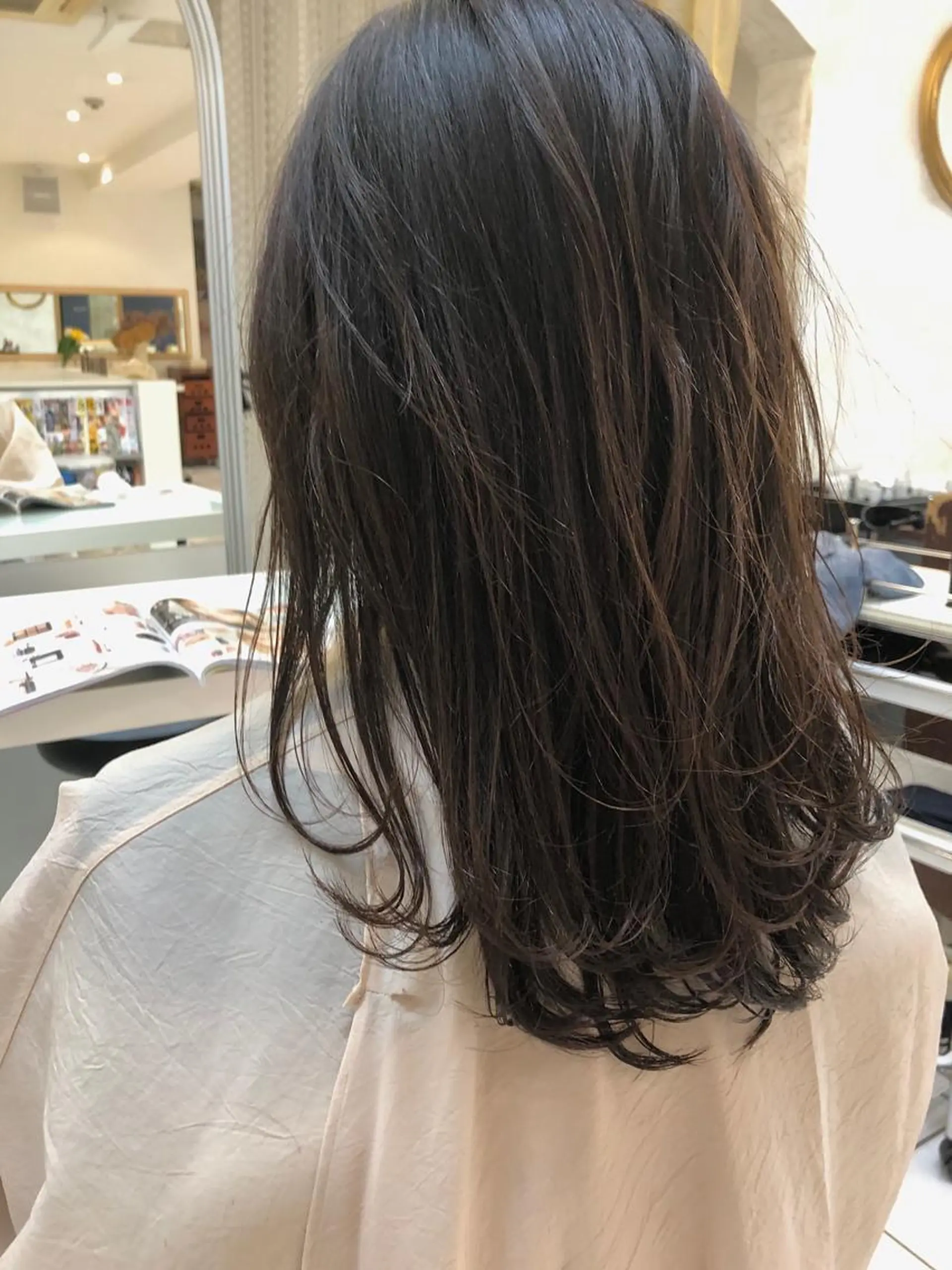 セミロング レイヤーカット カット [仙台髪質改善]小原 弘之のヘアスタイル