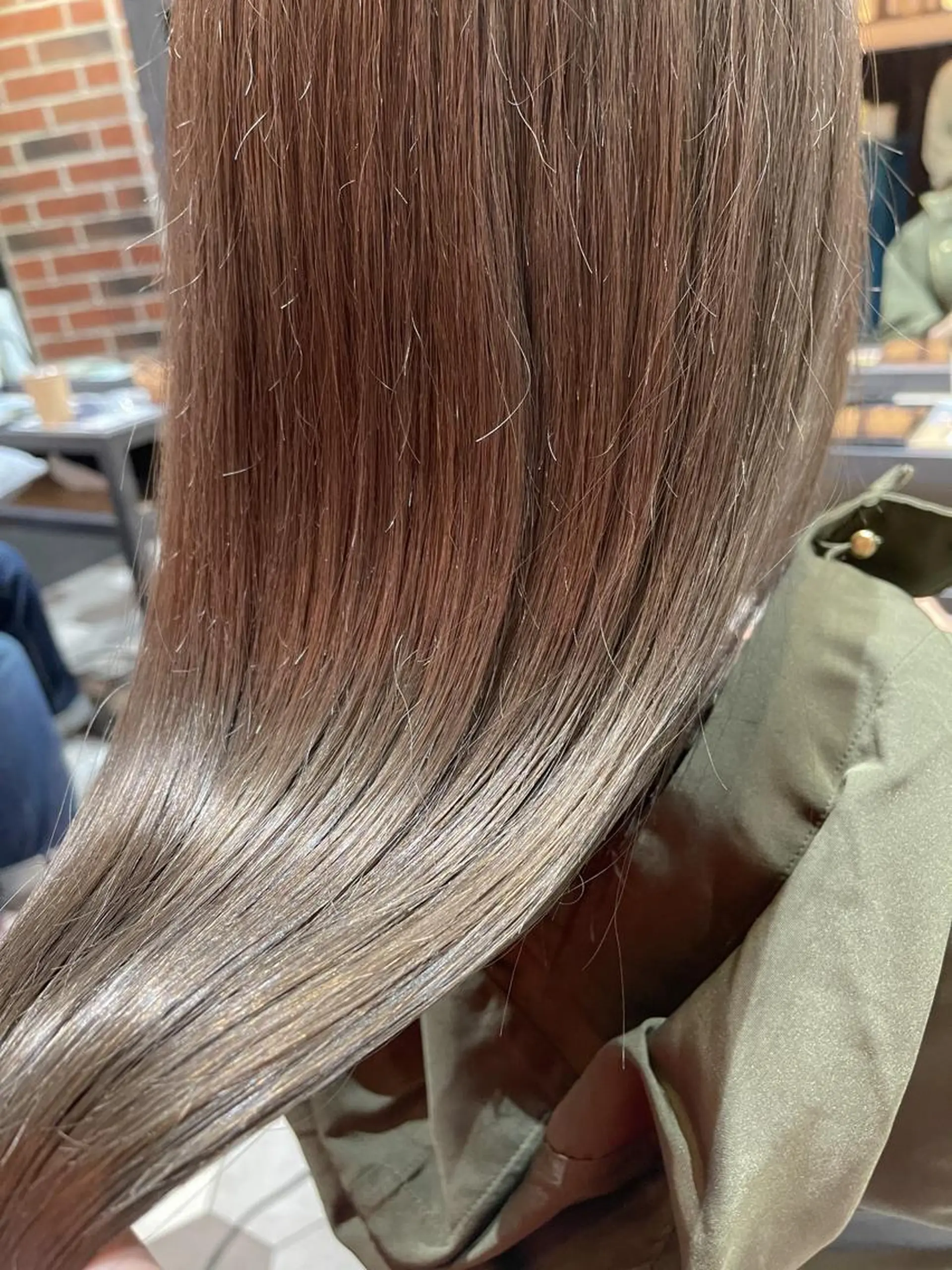 ロング カット ヘアカラー 縮毛矯正 トリートメント シンタニナオト /梅田茶屋町のヘアスタイル