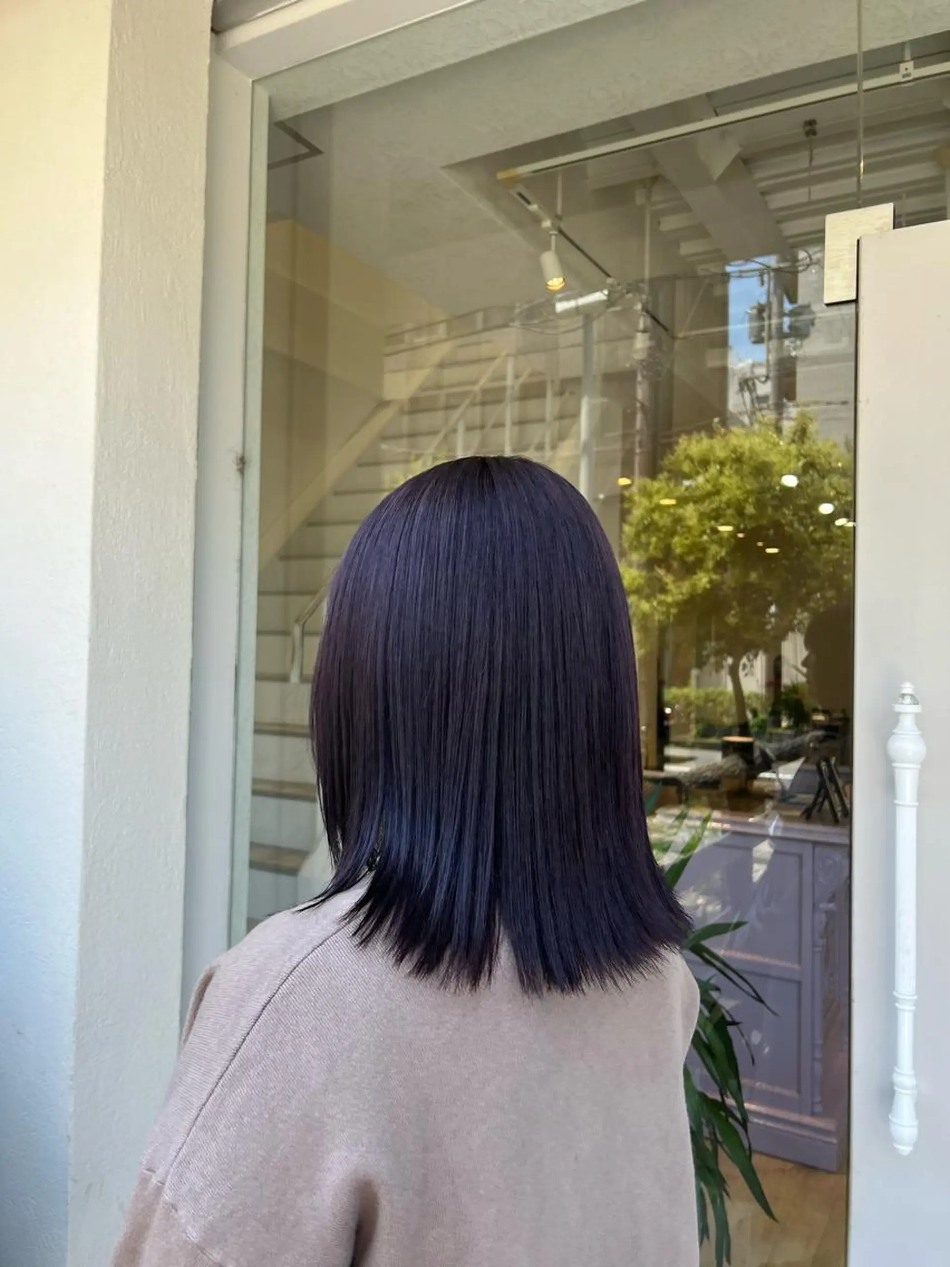 ミディアム カラー パープルカラー 山下泰誠 TIDEHAIR🌱のヘアスタイル