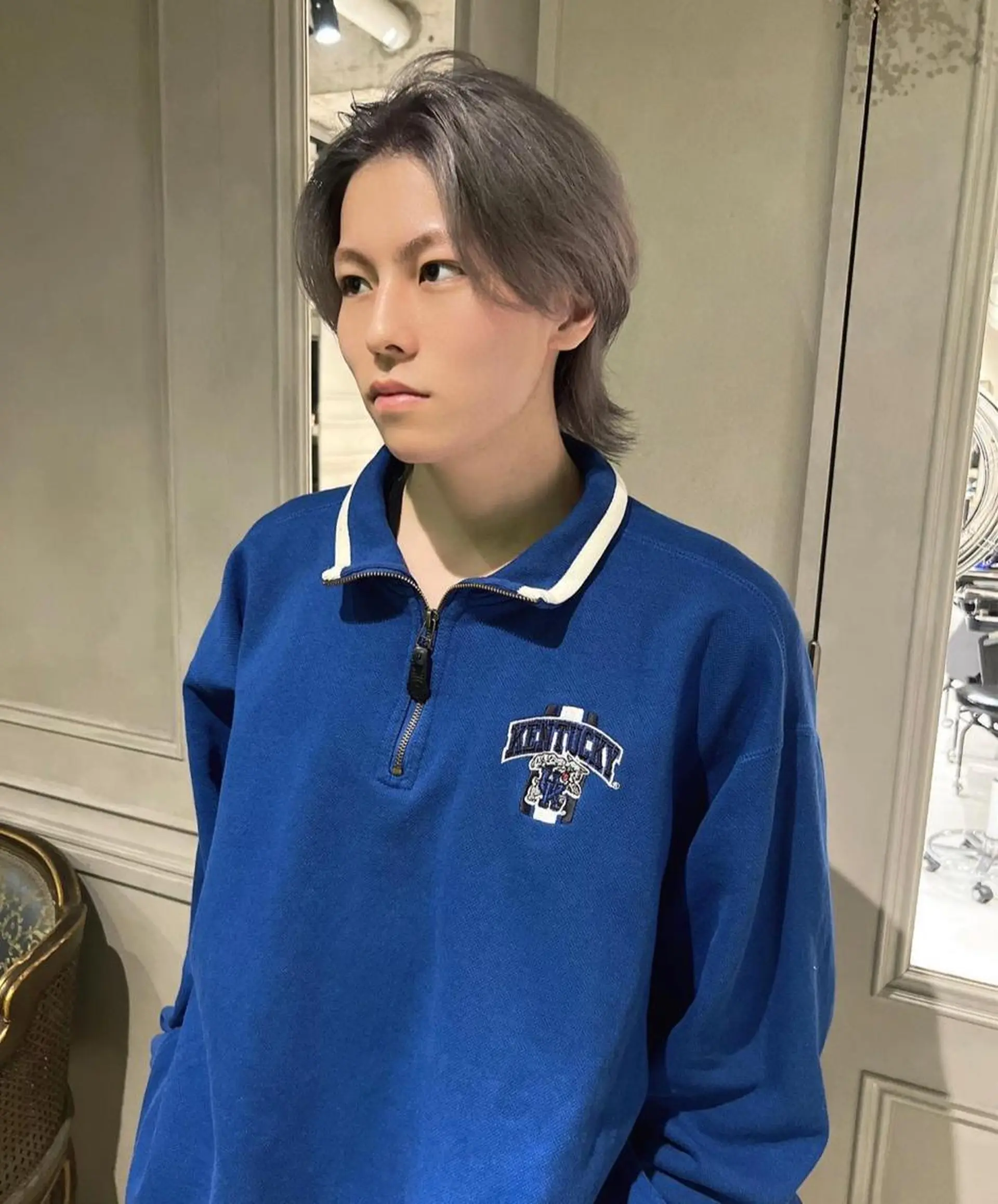 メンズ ヘアカラー 梅原 大和のヘアスタイル