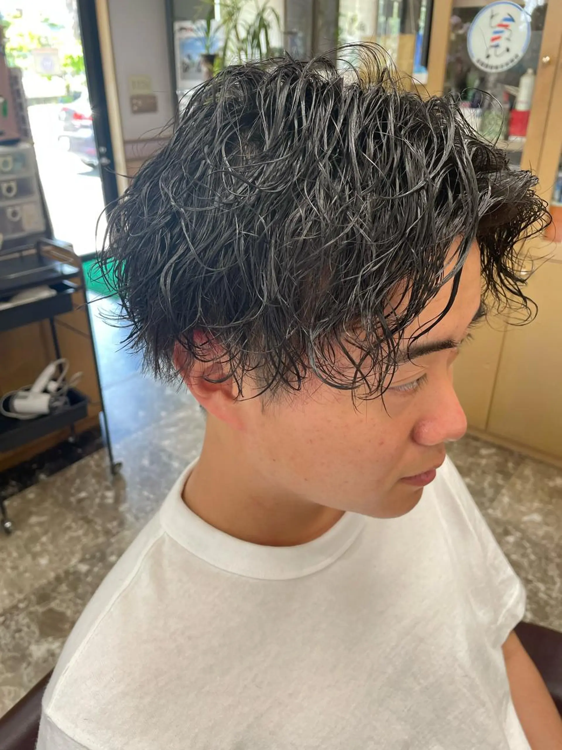 ミディアム パーマ サロン クリエートのヘアスタイル