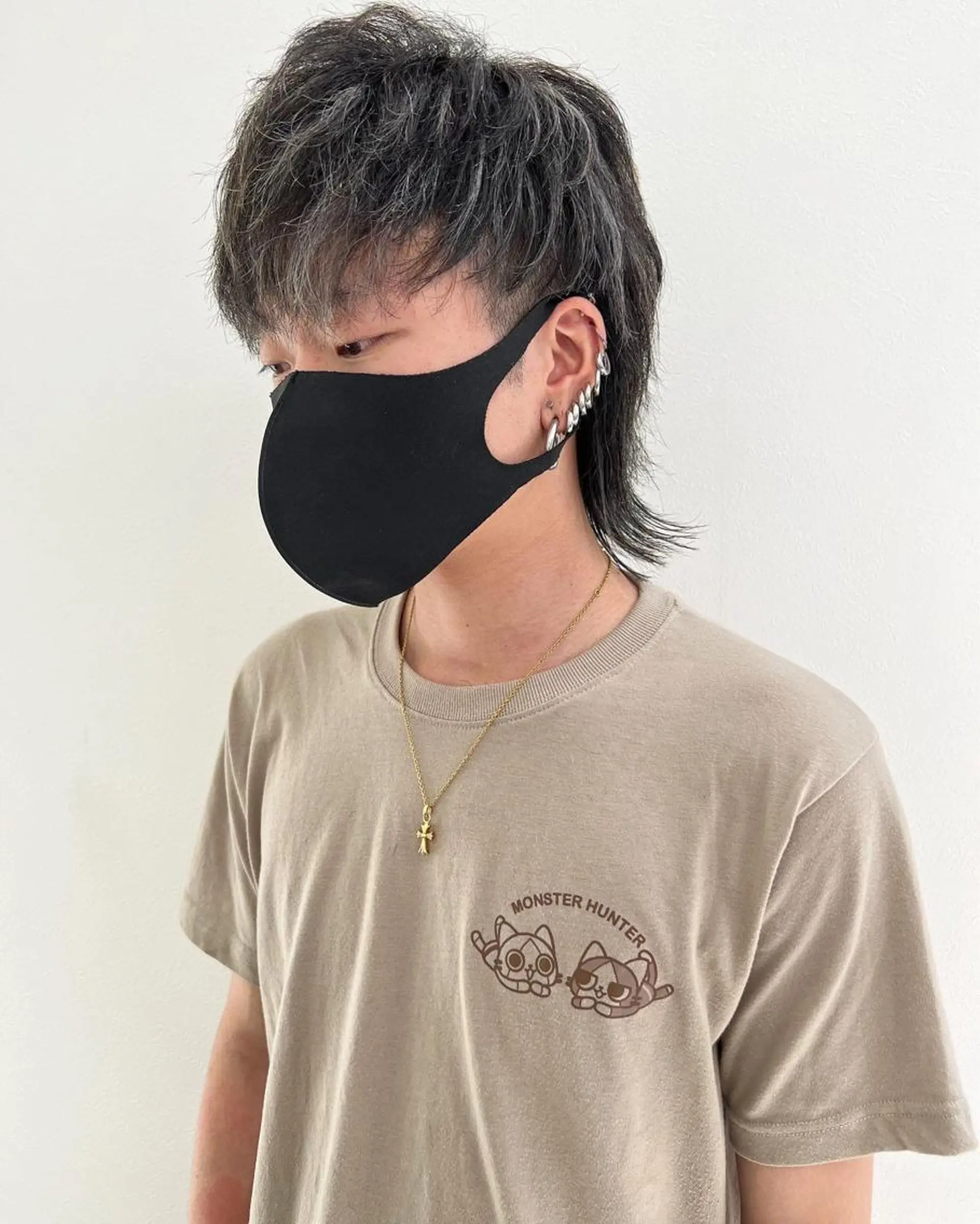 ミディアム カラー パーマ ヘアアレンジ メンズ 【池袋/スパイキー ショート】ⓝⓘⓜⓤのヘアスタイル