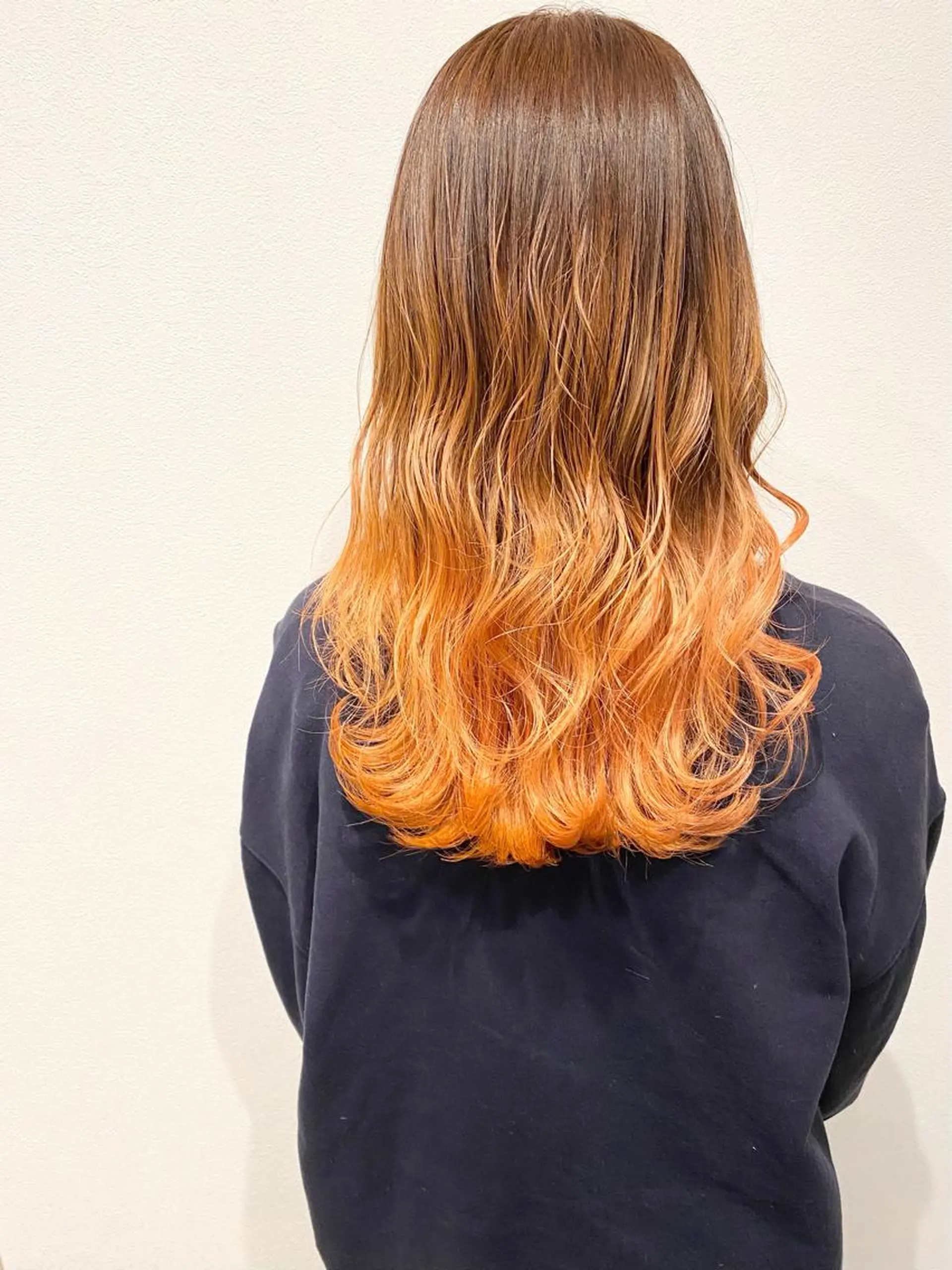 セミロング ヘアカラー トリートメント MYRTLE TSUNODAのヘアスタイル