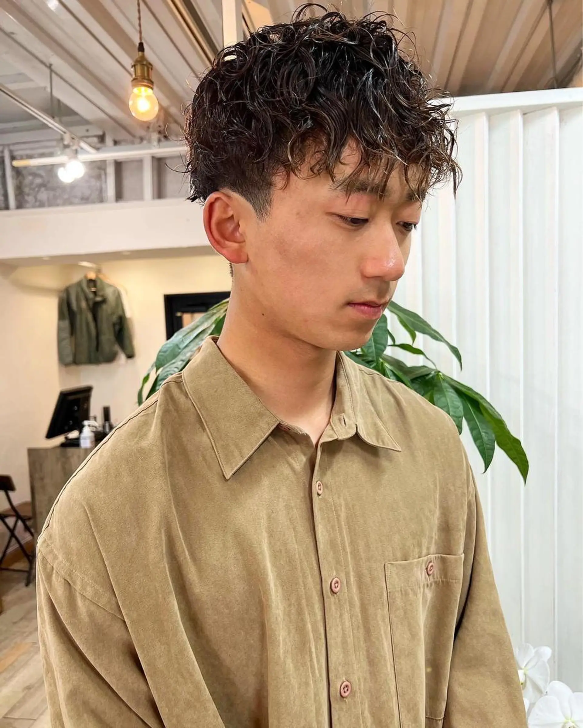 ミディアム カラー パーマ ヘアアレンジ メンズ 【池袋/スパイキー ショート】ⓝⓘⓜⓤのヘアスタイル