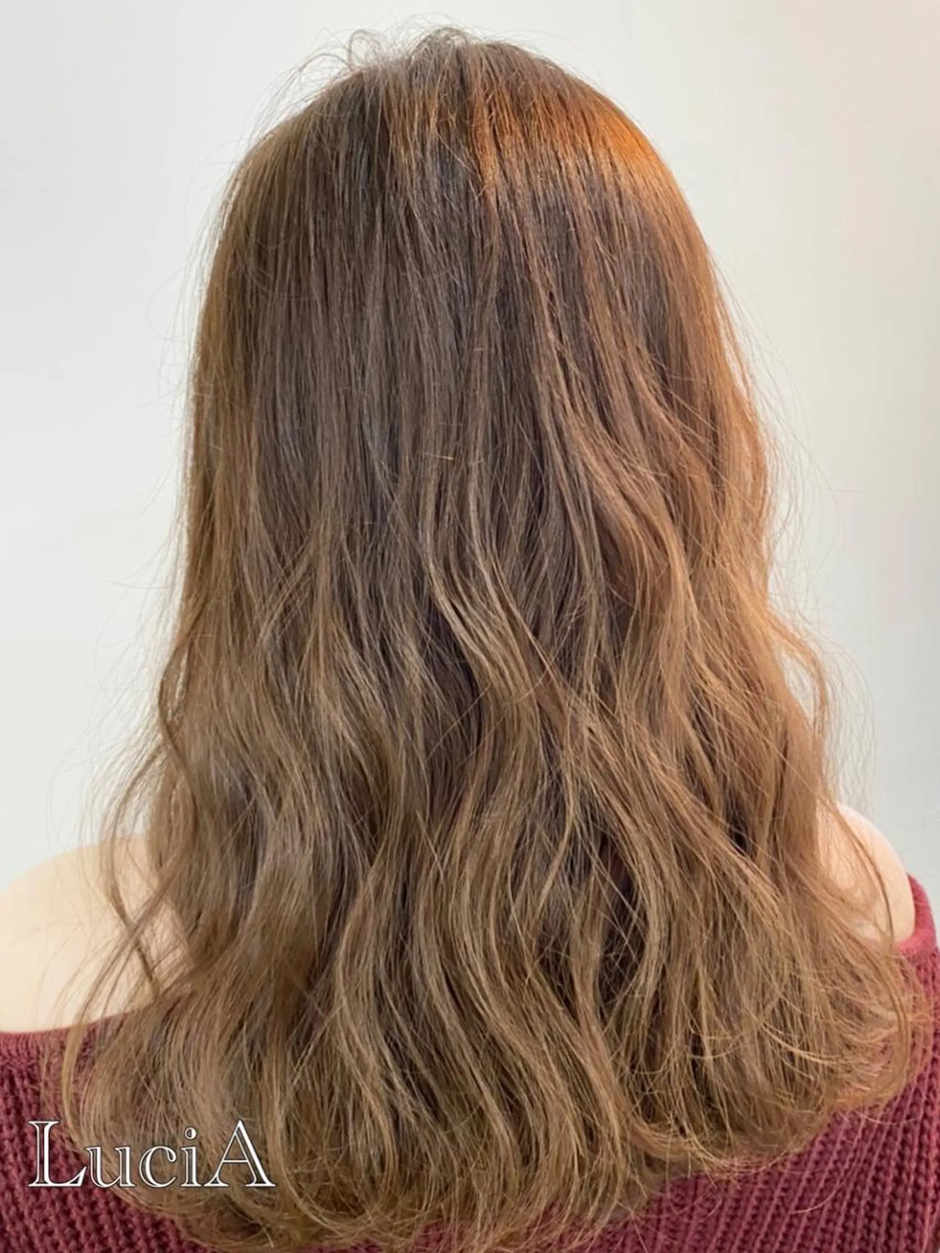カラー ロング ヘアアレンジ エクステ トリートメント LuciA/エクステ カラーのヘアスタイル