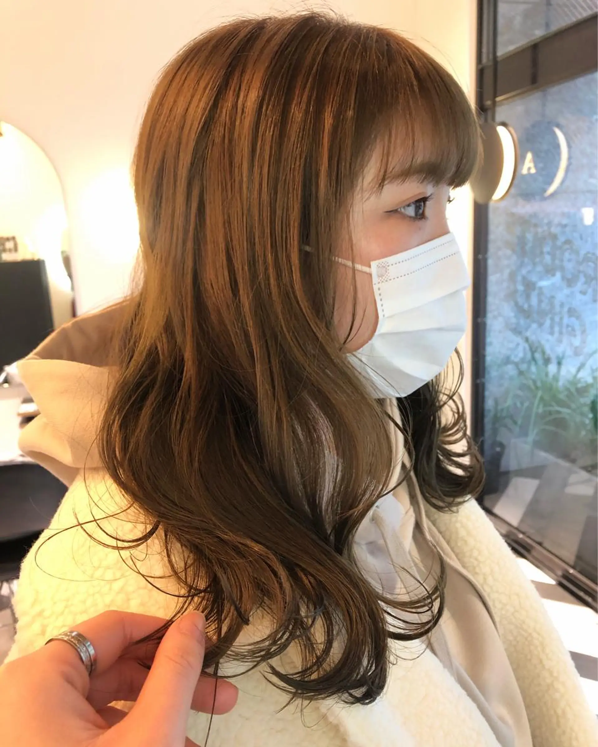 ミディアム カラー 貴方に似合うを見つけ ます🌱市川リョウカのヘアスタイル