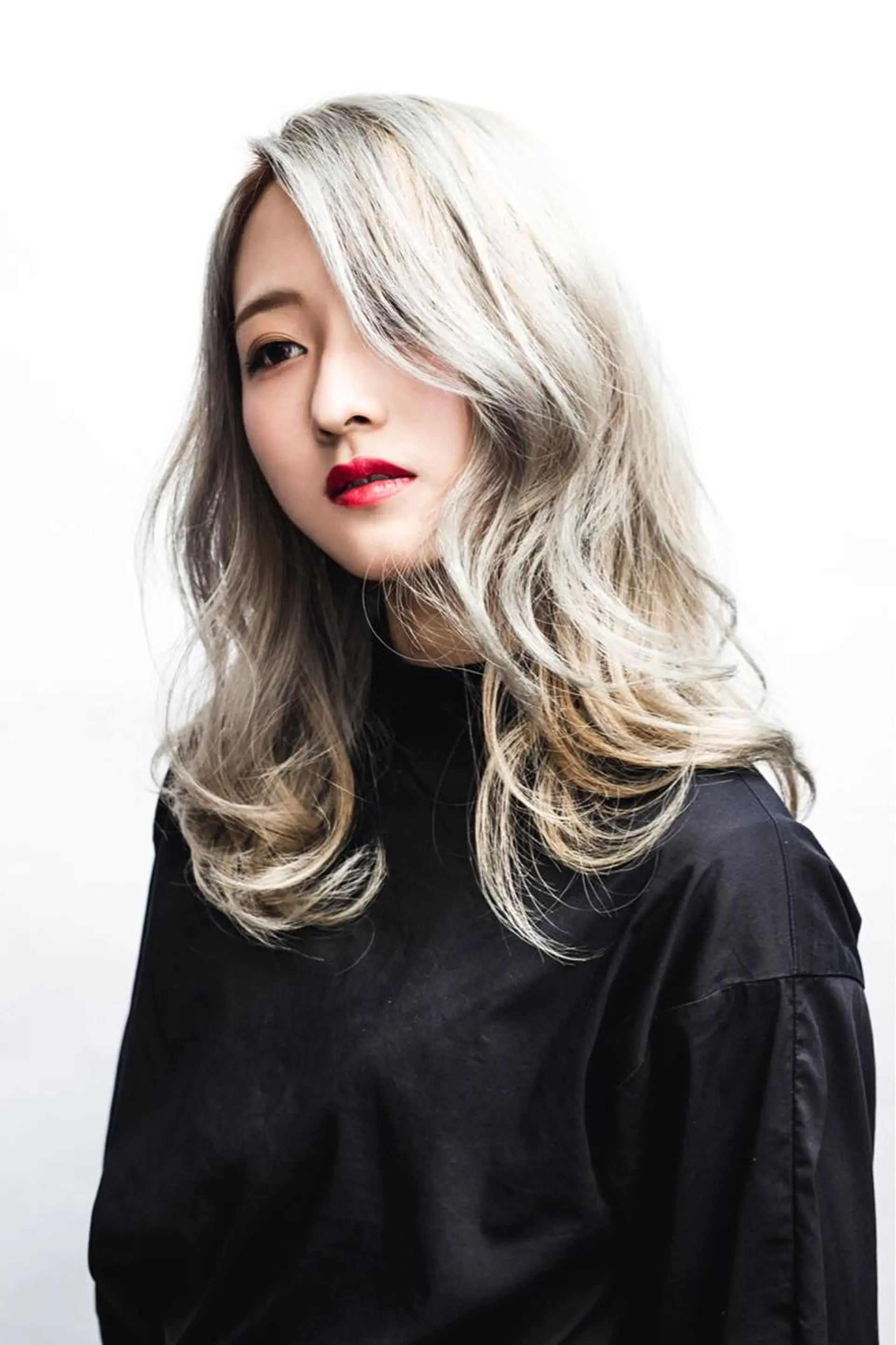 セミロング ヘアーズベリー 藤本のヘアスタイル