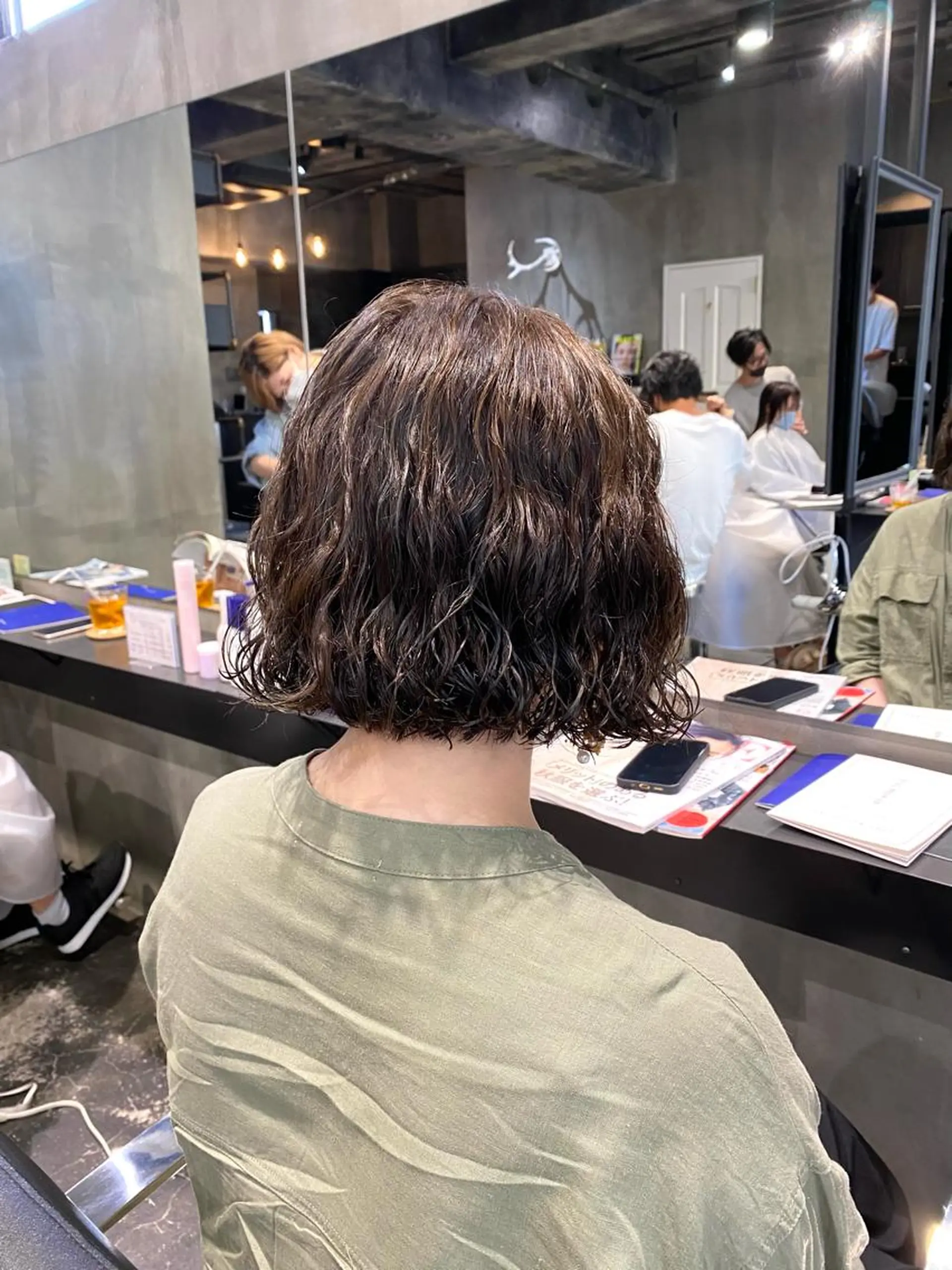 ショート カラー パーマ カット パーマ Agu hair lore沼館店所属・八戸パーマ/メンズパ ーマ/シンゴ。のヘアスタイル