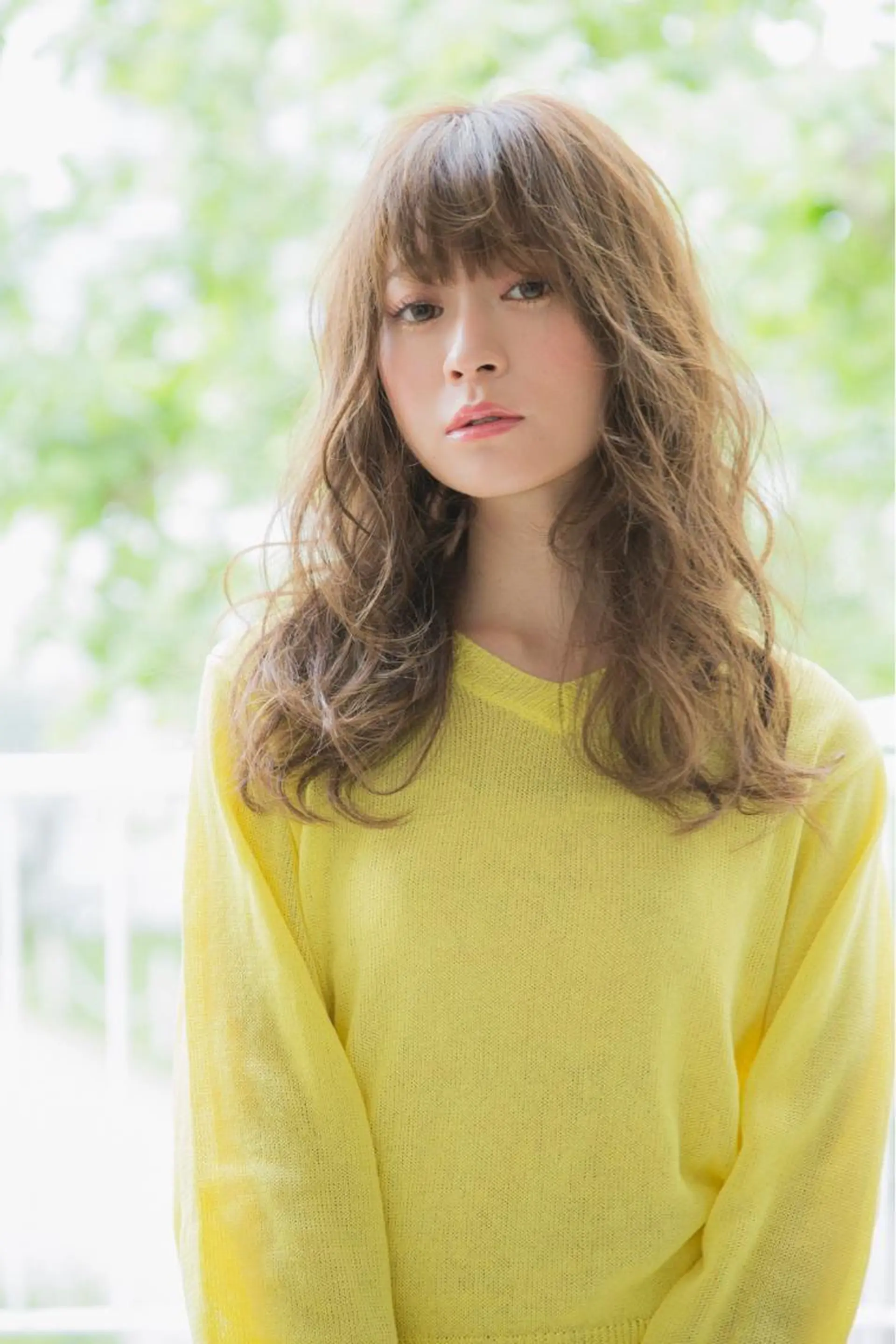 セミロング カット ヘアカラー トリートメント 所渉/韓国レイヤー /ウルフカットのヘアスタイル