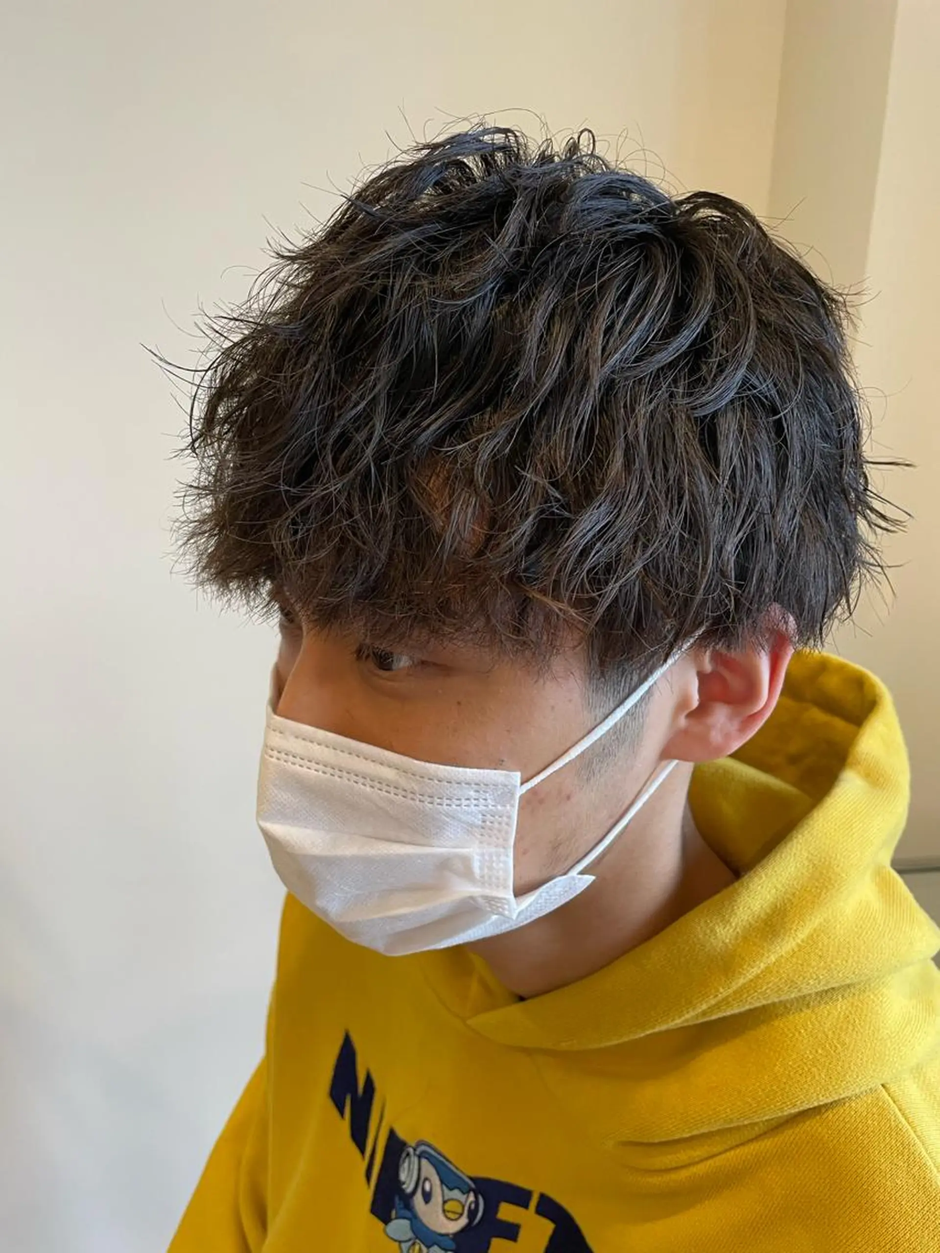 ショート カラー パーマ メンズ 山本 尚輝のヘアスタイル