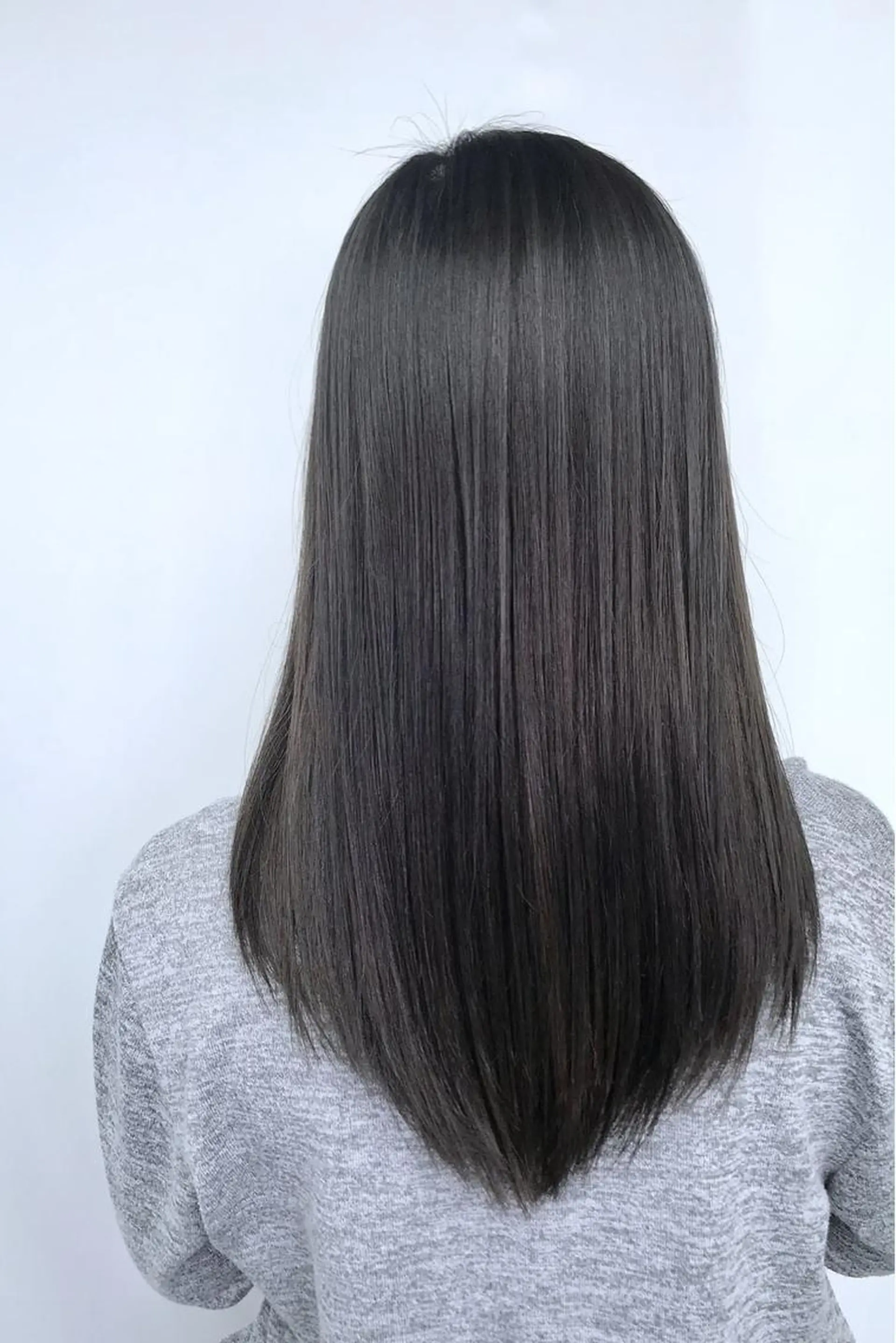 セミロング 縮毛矯正 髪質改善 田中大貴のヘアスタイル