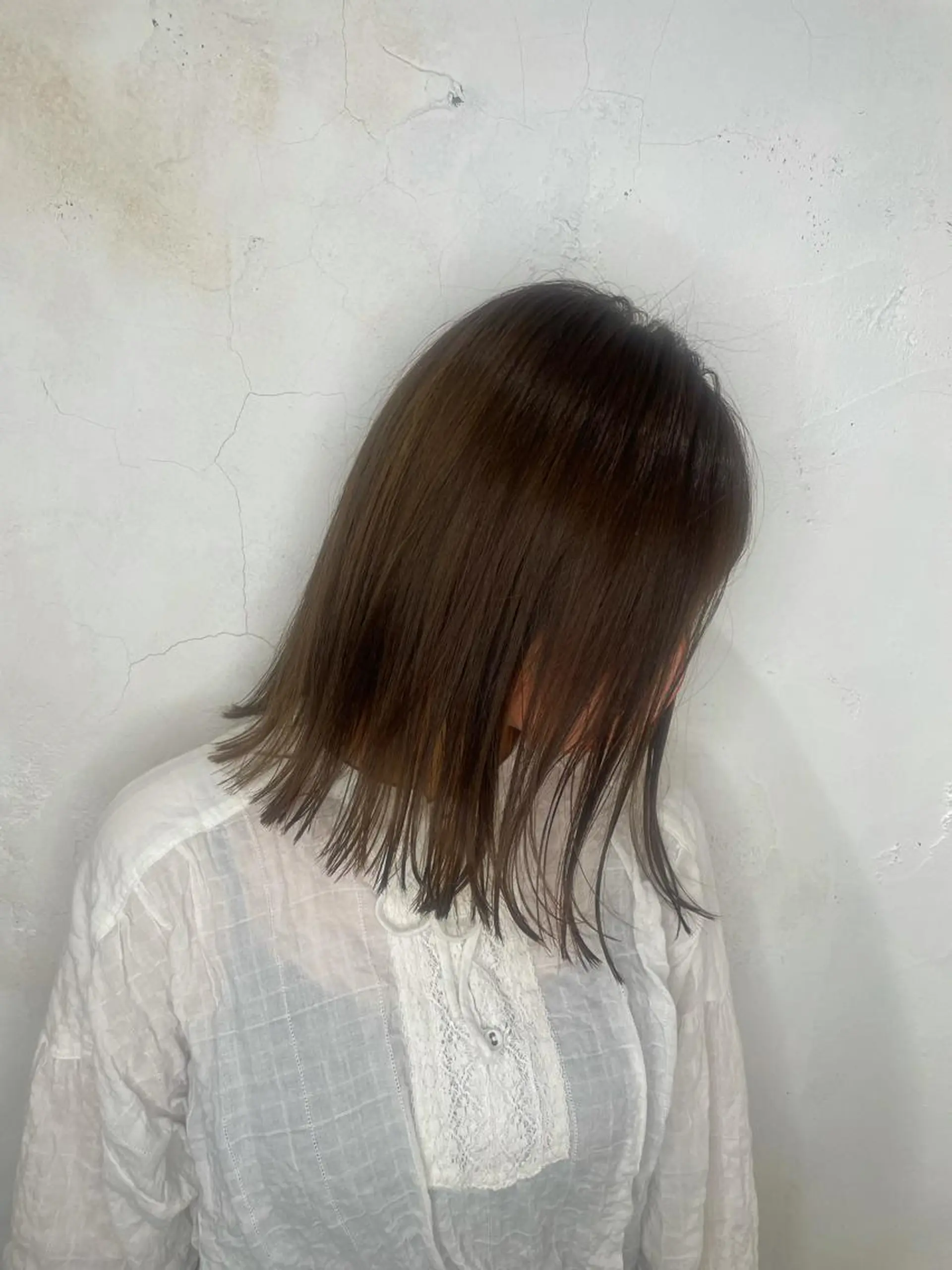 ミディアム カラー 髪質改善/縮毛矯正 砂原一博のヘアスタイル