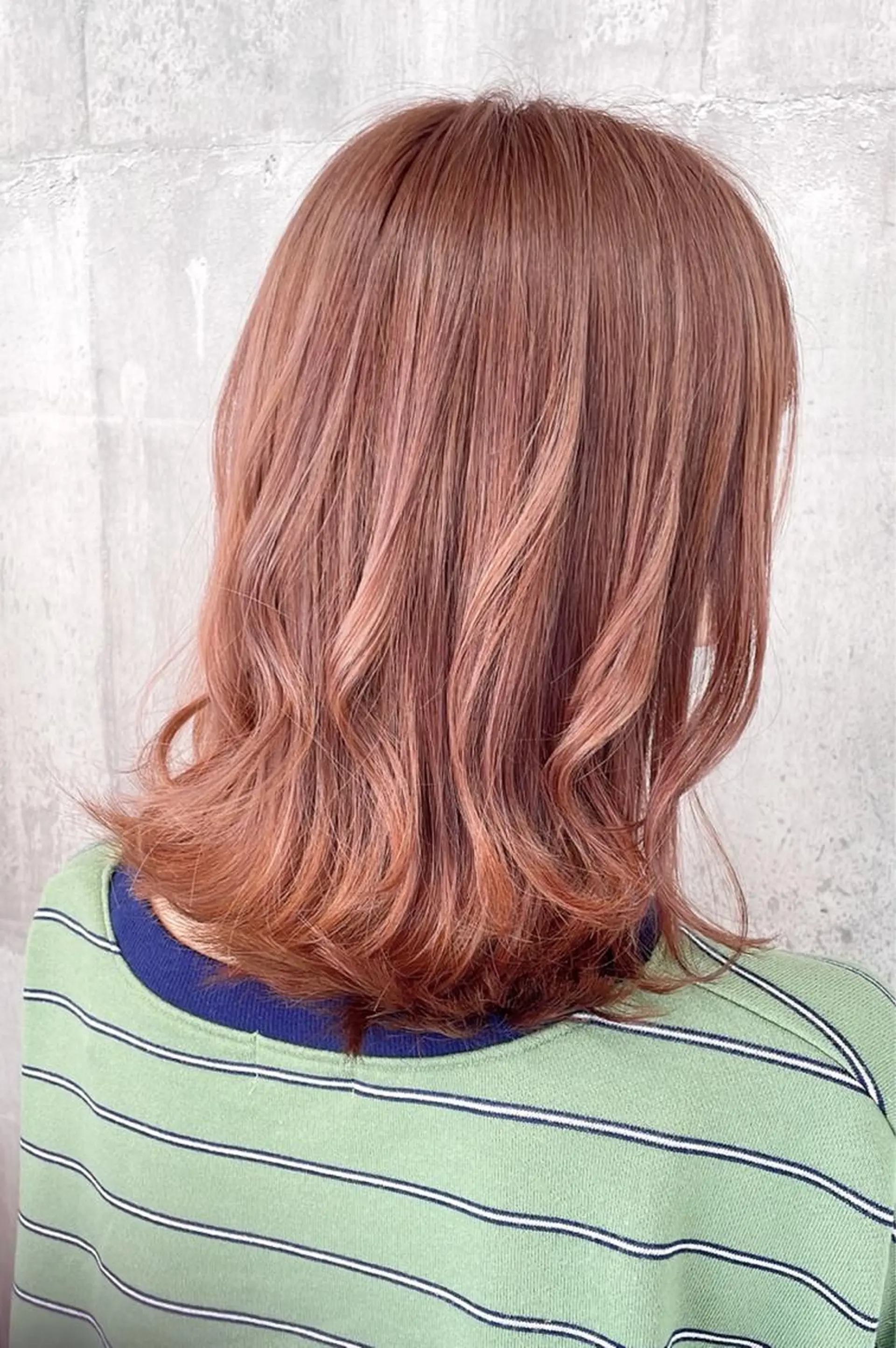 カラー ピンクカラー ヘアカラー _WHITE浜松店 もえかのヘアスタイル