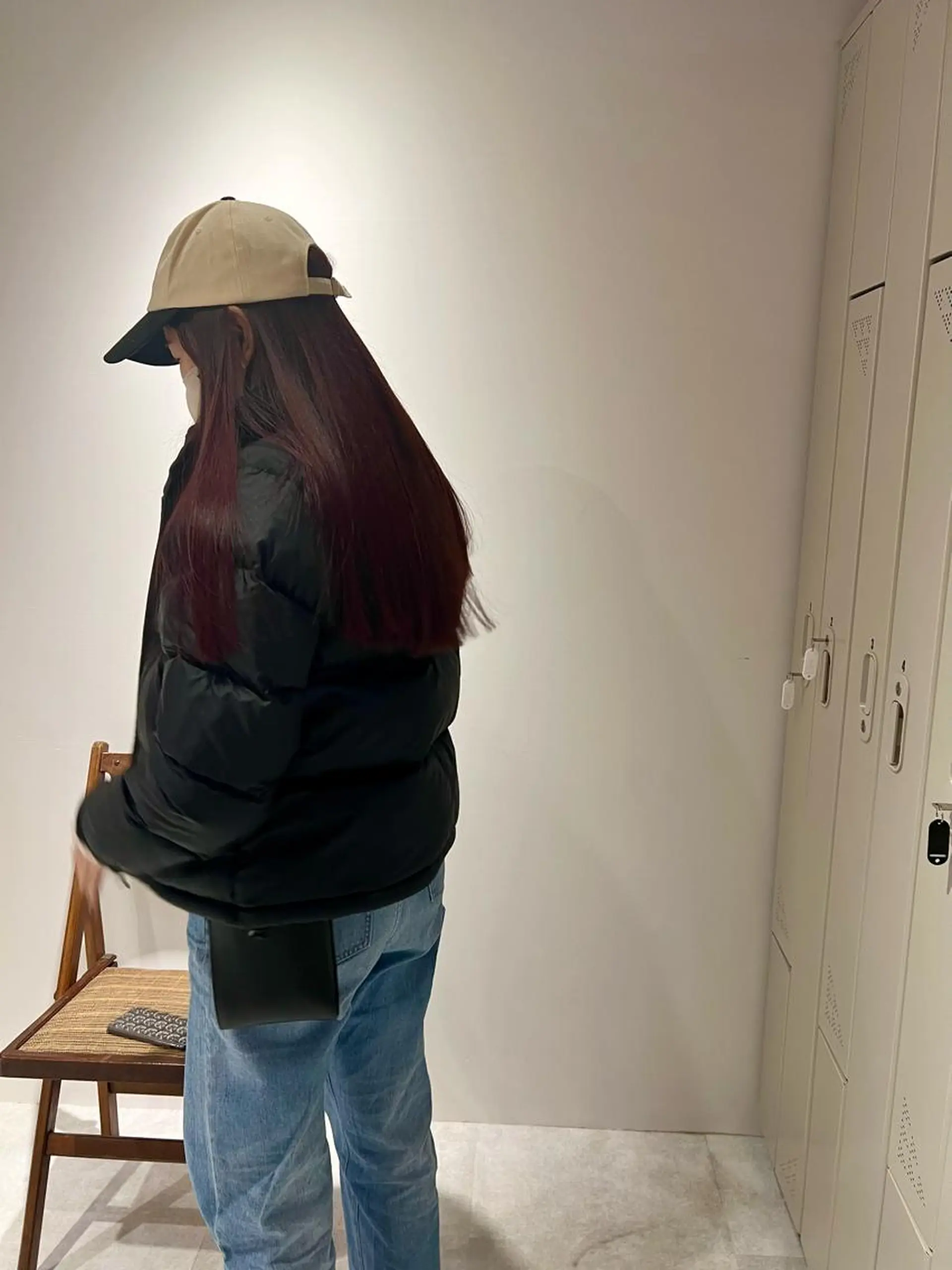 ロング カラー ブリーチ ブリーチなしカラー io所属・io濱川 遥のヘアスタイル