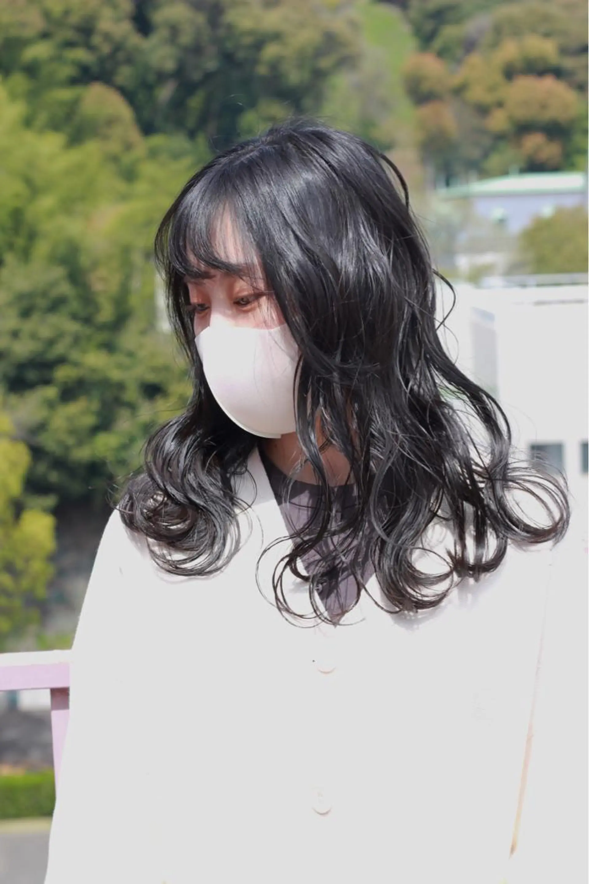 セミロング カラー グレージュ カーキグレージュ ヘアカラー Viage （ビアージュ）のヘアスタイル