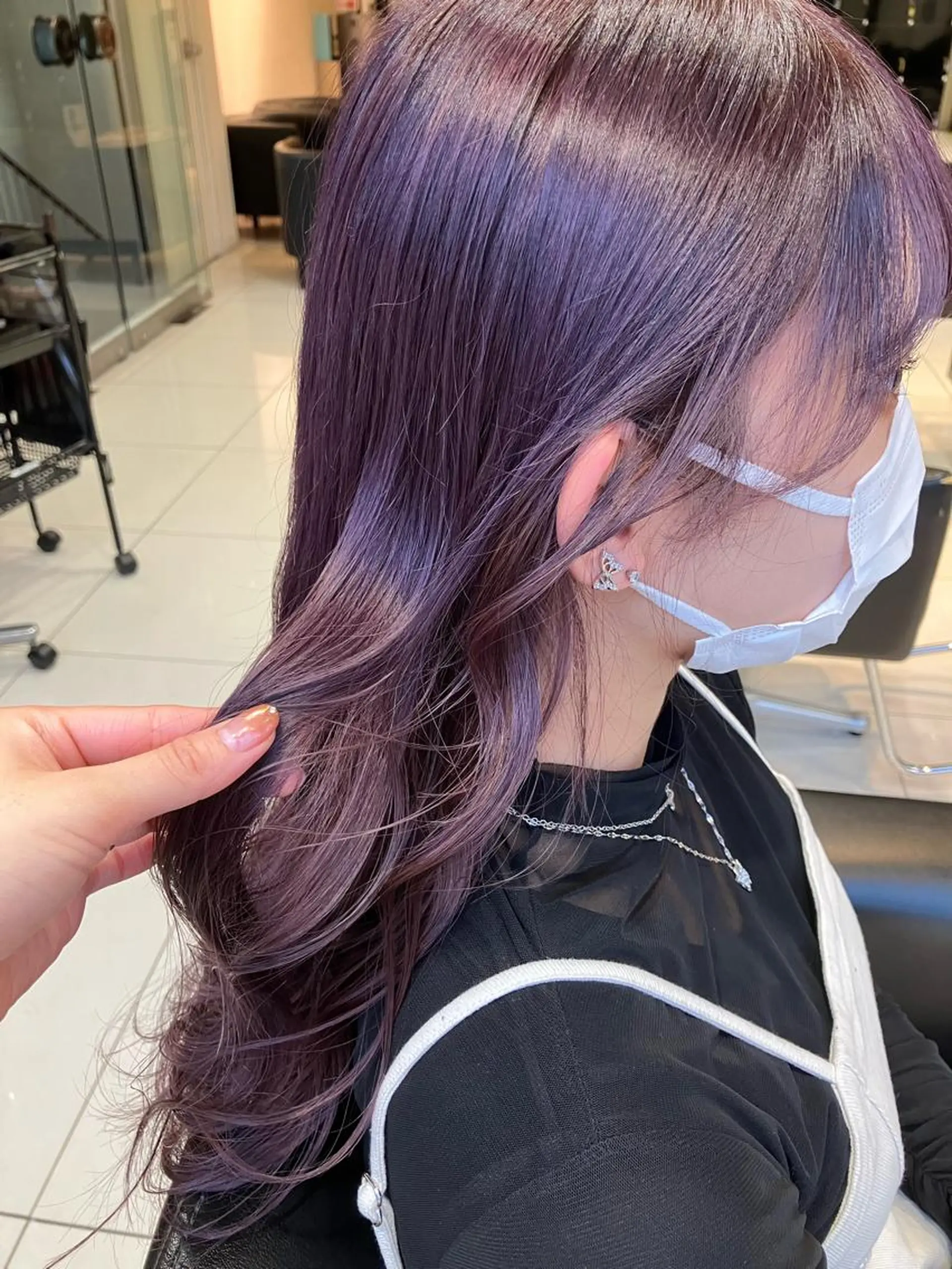 ロング カラー CUORE松戸本店 ♡ 岡野美南のヘアスタイル