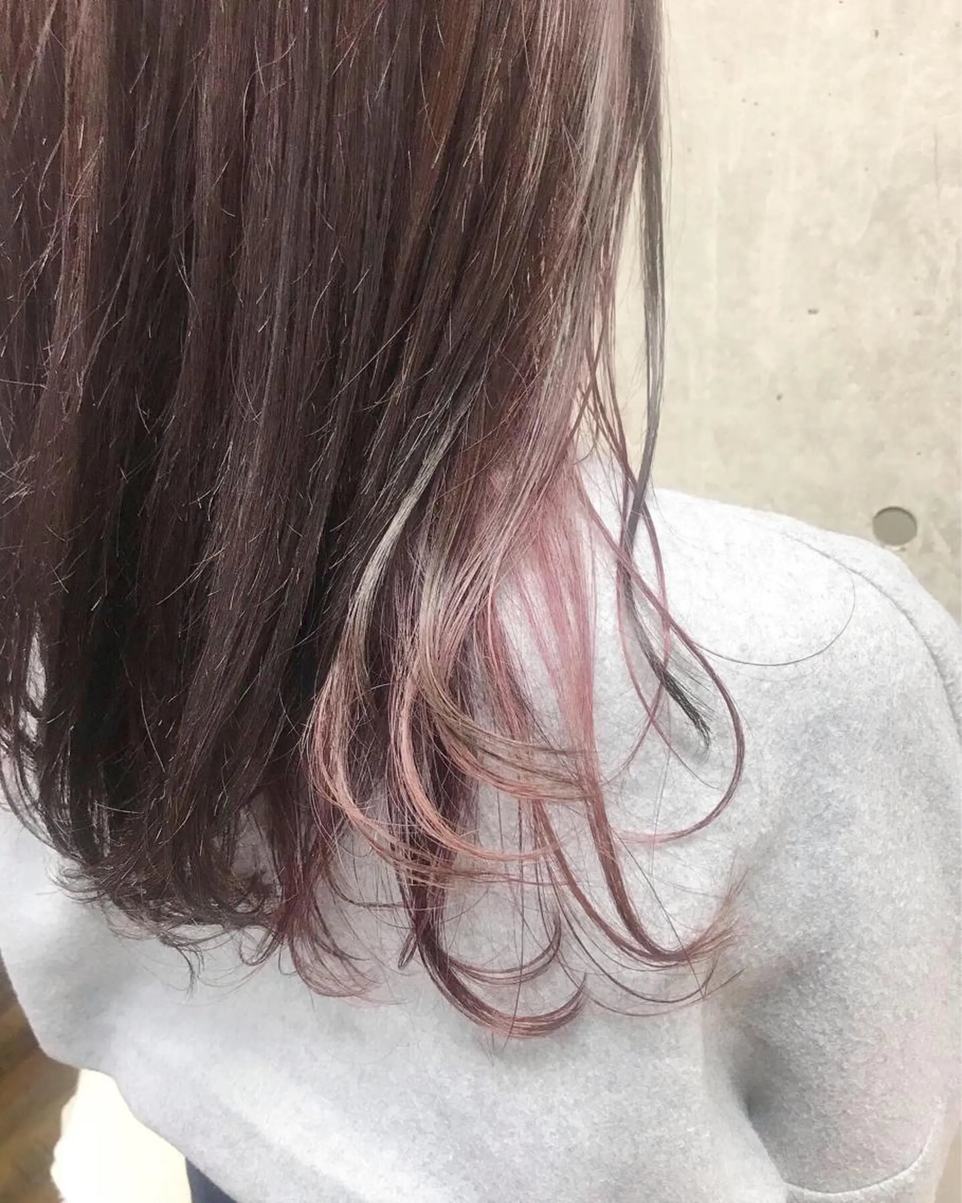 セミロング カラー ヘアアレンジ clan所属・Satsuki ✂︎♡のヘアスタイル