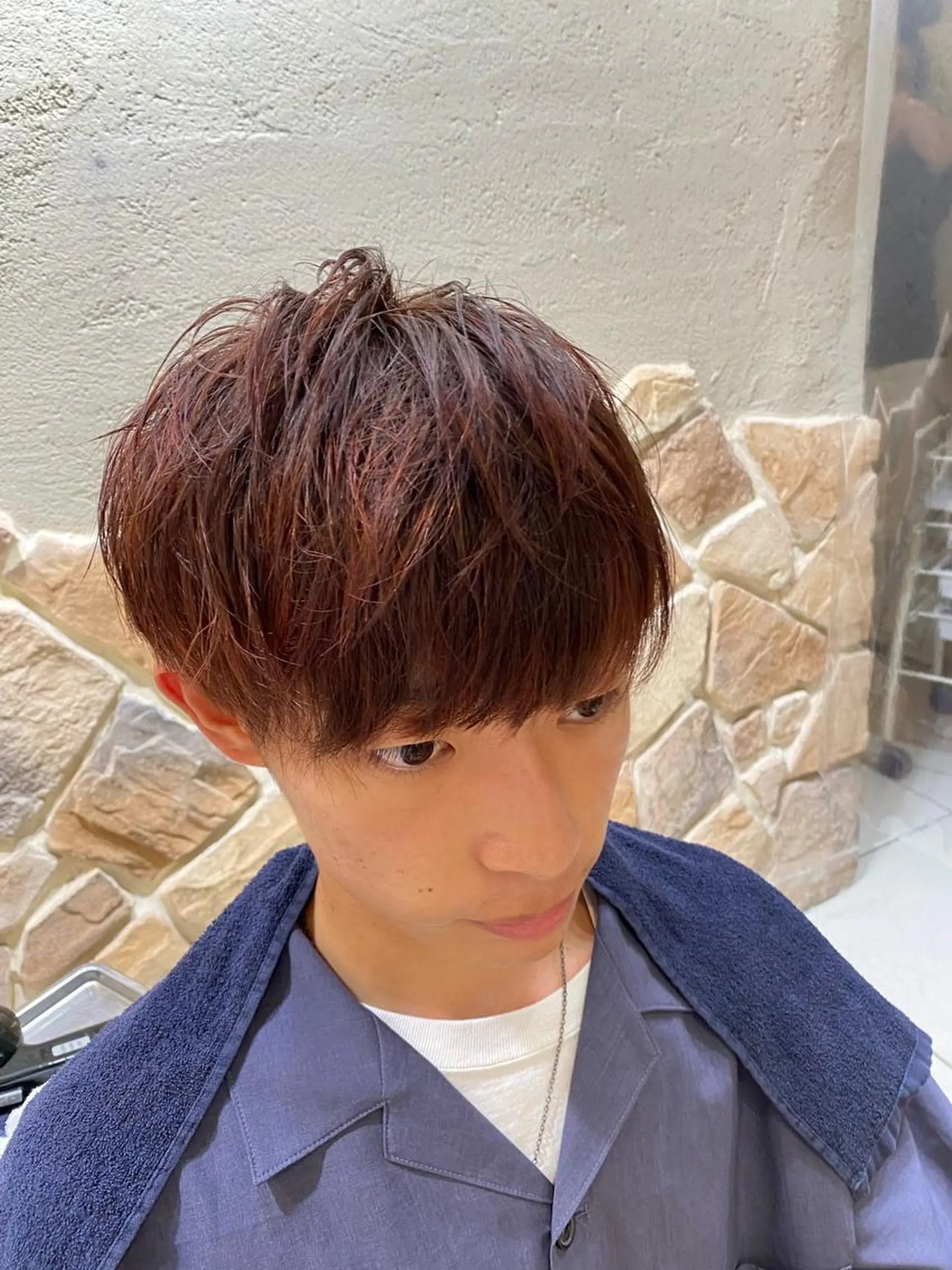 カラー メンズ メッシュ&パーマ特化 🔥山田雄大🔥のヘアスタイル