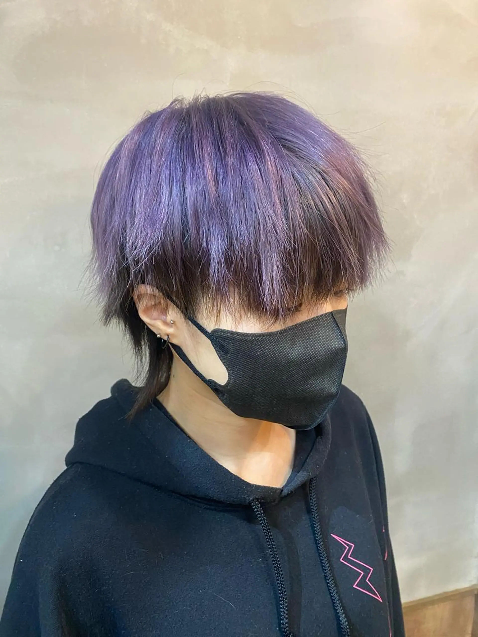 ショート パープルカラー カット ヘアカラー Emerge渋谷店所属・パーマ/レイヤー 🐯ヒョウガ🐯のヘアスタイル