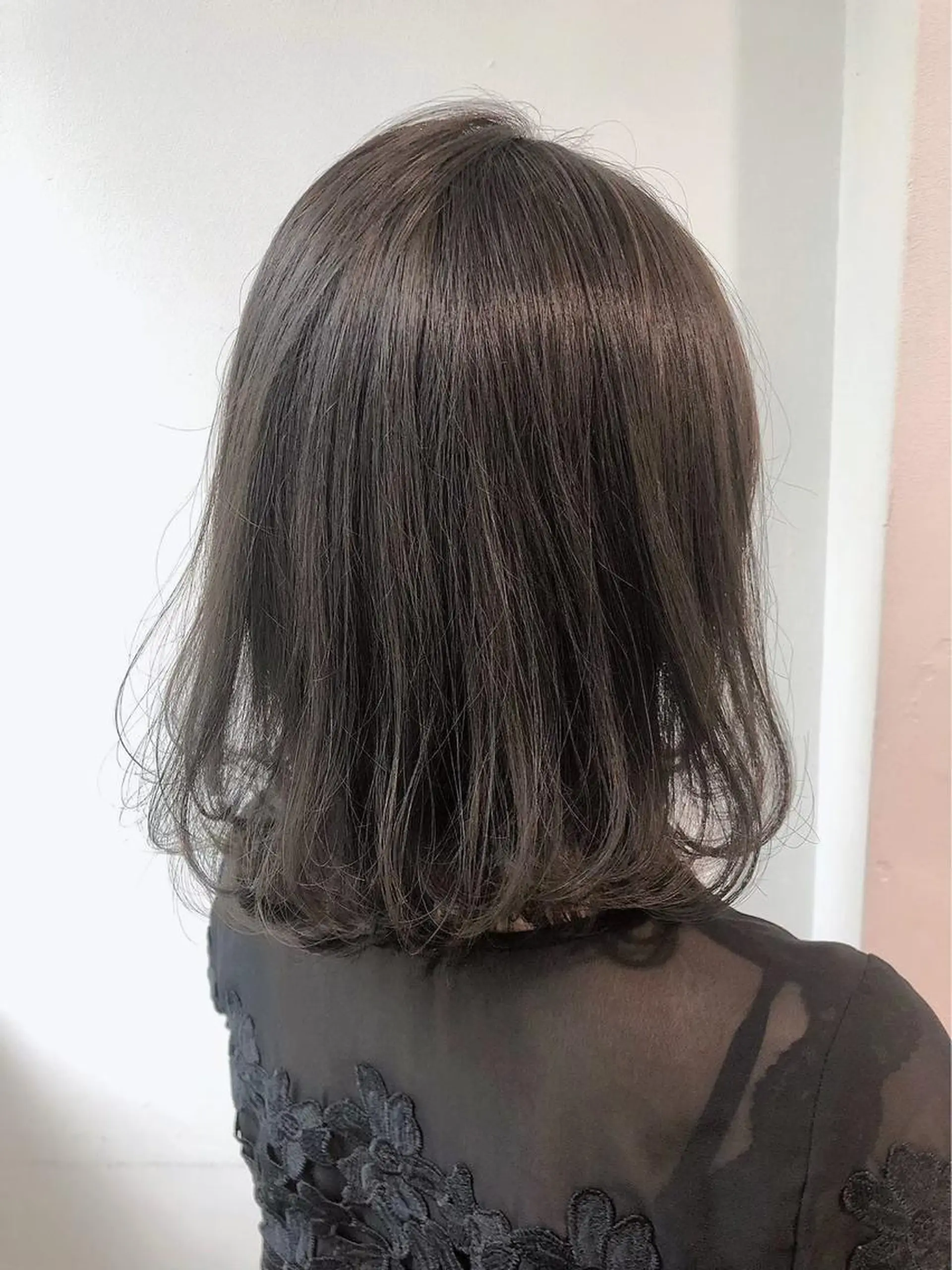 ミディアム ヘアカラー トリートメント ヘアセット 透明感♡グレージュ ♡ミルクティー♡のヘアスタイル