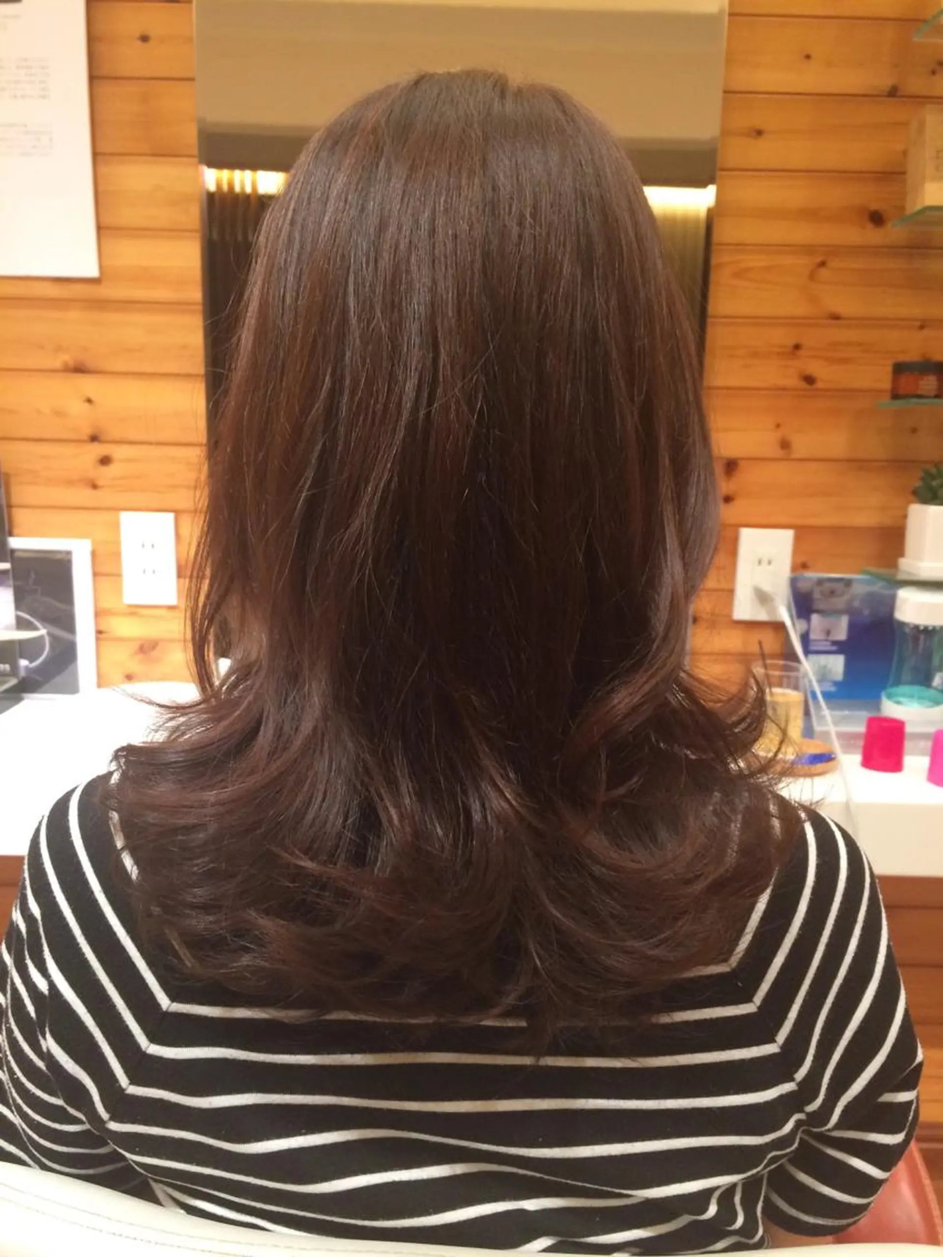 セミロング ロング カラー DEE okazakiのヘアスタイル