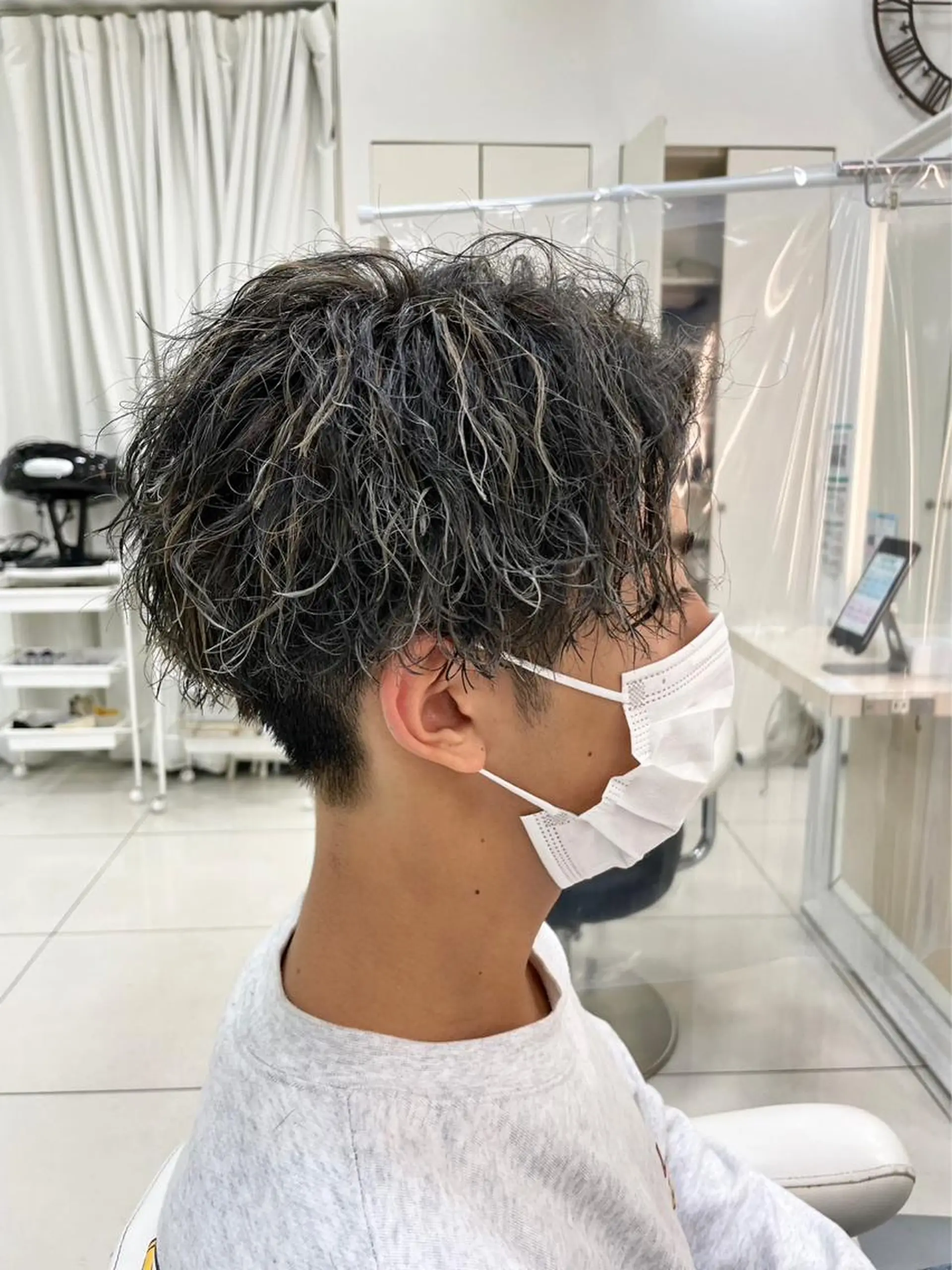 ショート パーマ メンズ 成田 恭介のヘアスタイル