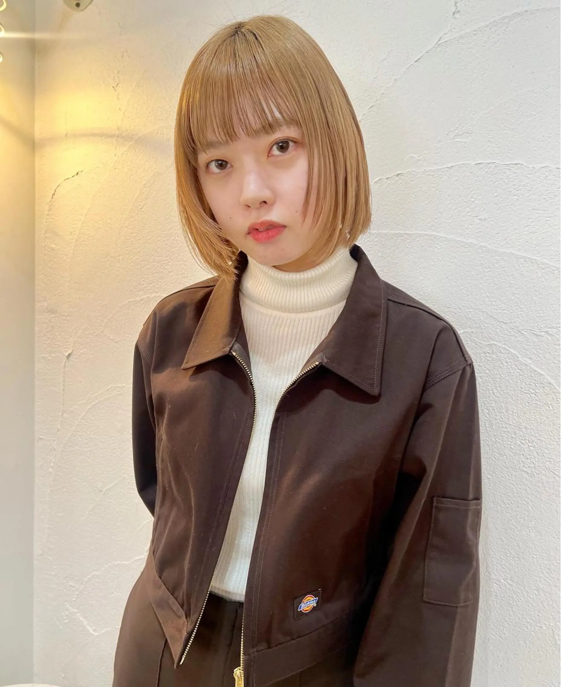 ショート カラー 顔周りカット/透明感 カラー✂️MEIのヘアスタイル