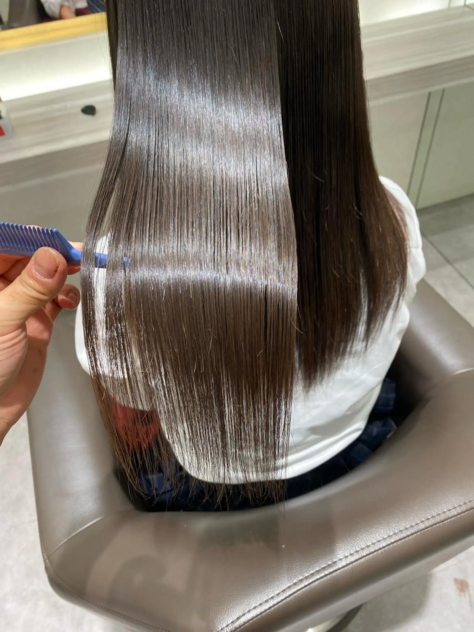 ロング トリートメント ムトウセイマ/艶髪 /艶ケアWブリーチのヘアスタイル