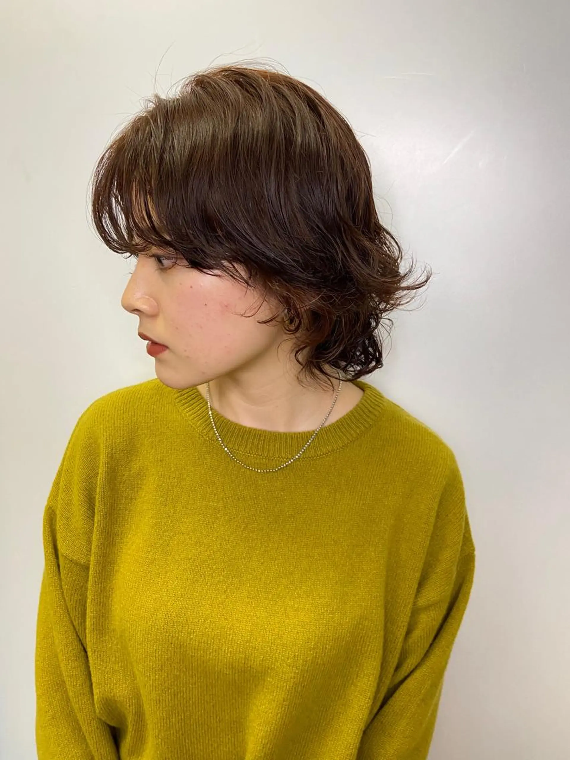 ミディアム カラー ヘアカラー トリートメント ヘアセット 地毛風艶カラー🌿 喜多夏海のヘアスタイル