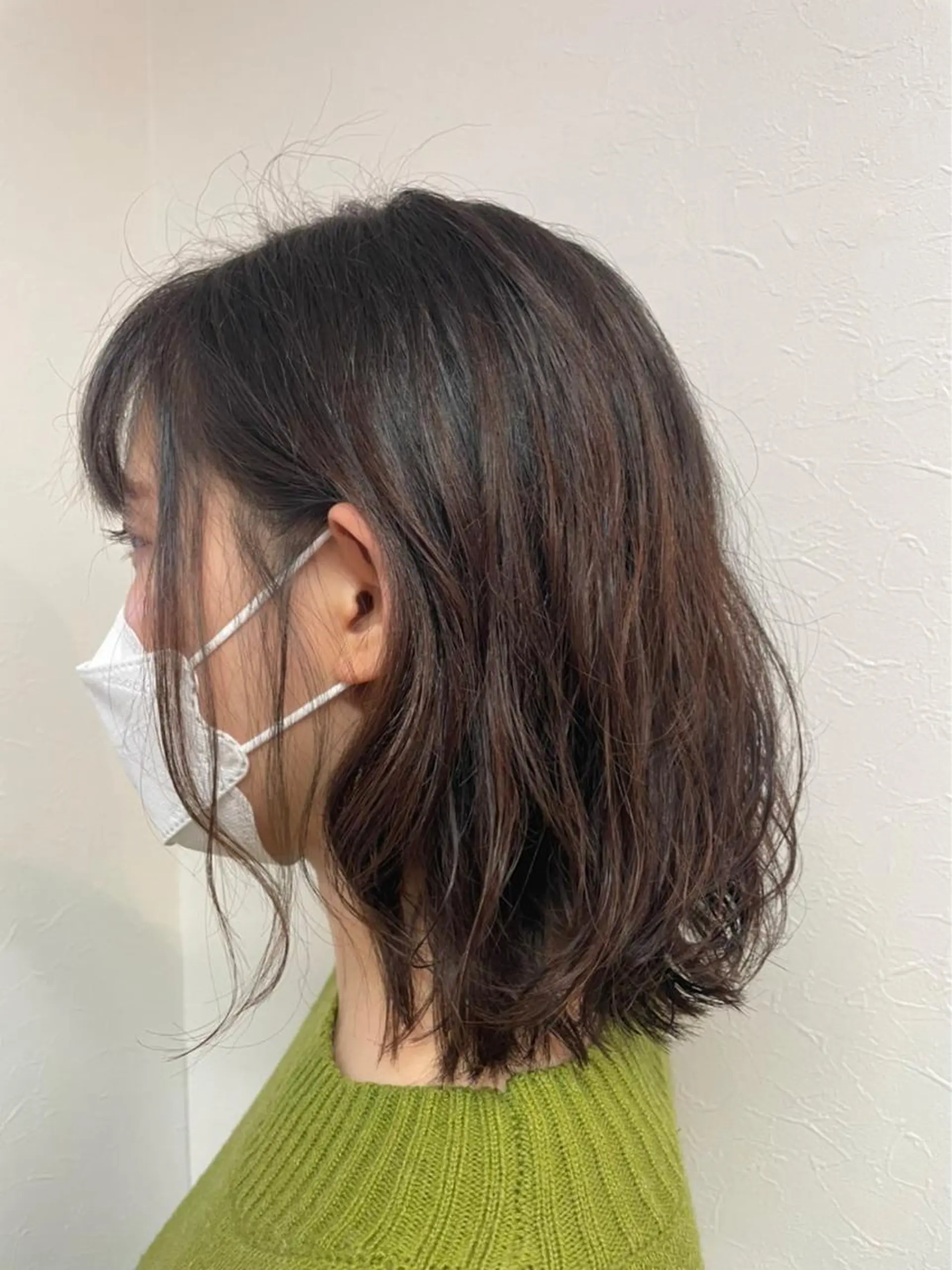 ミディアム ミディアムパーマ フラウヘアデザイン所属・大田 留衣のヘアスタイル