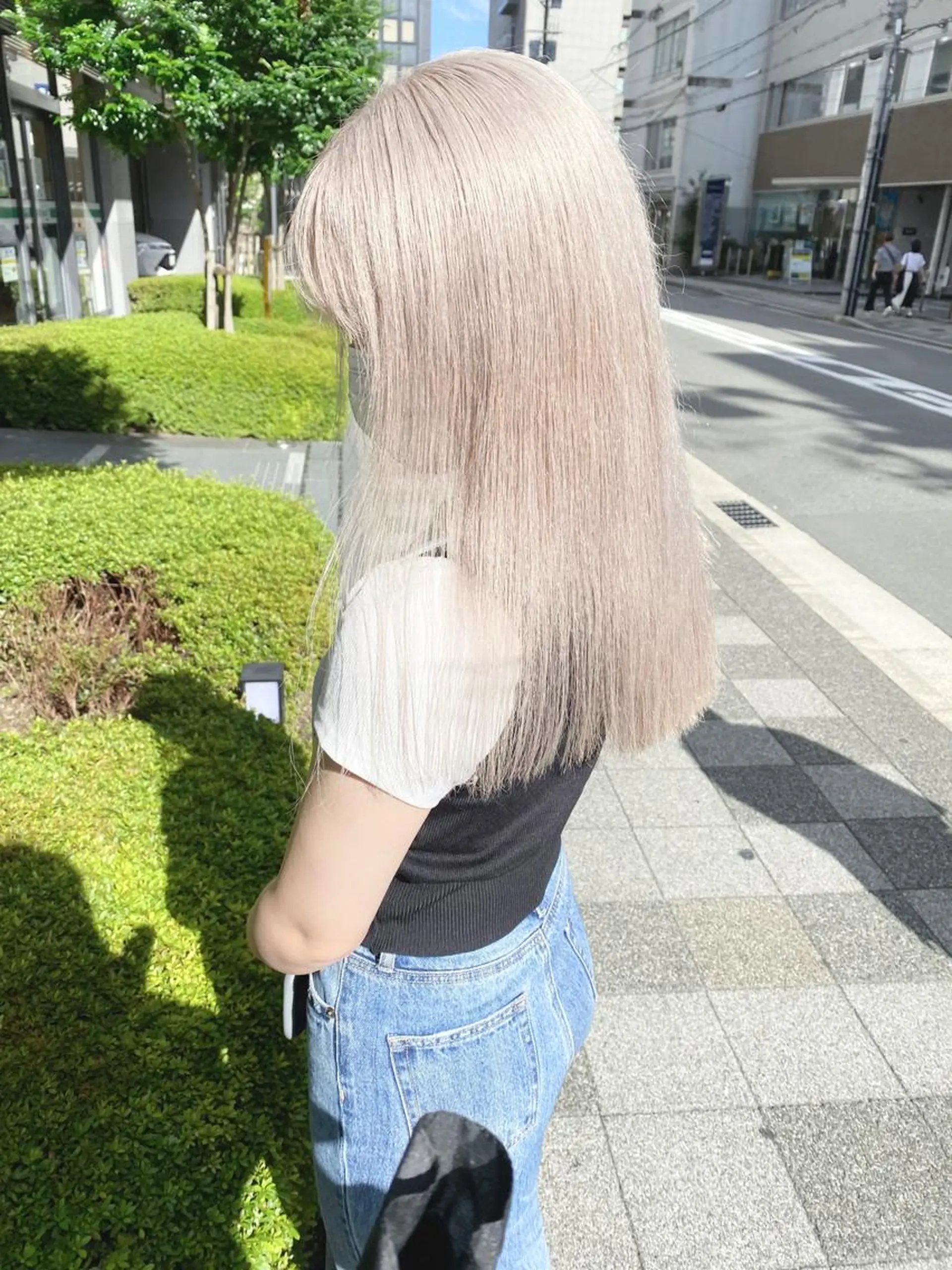 ロング カラー Via officialのヘアスタイル