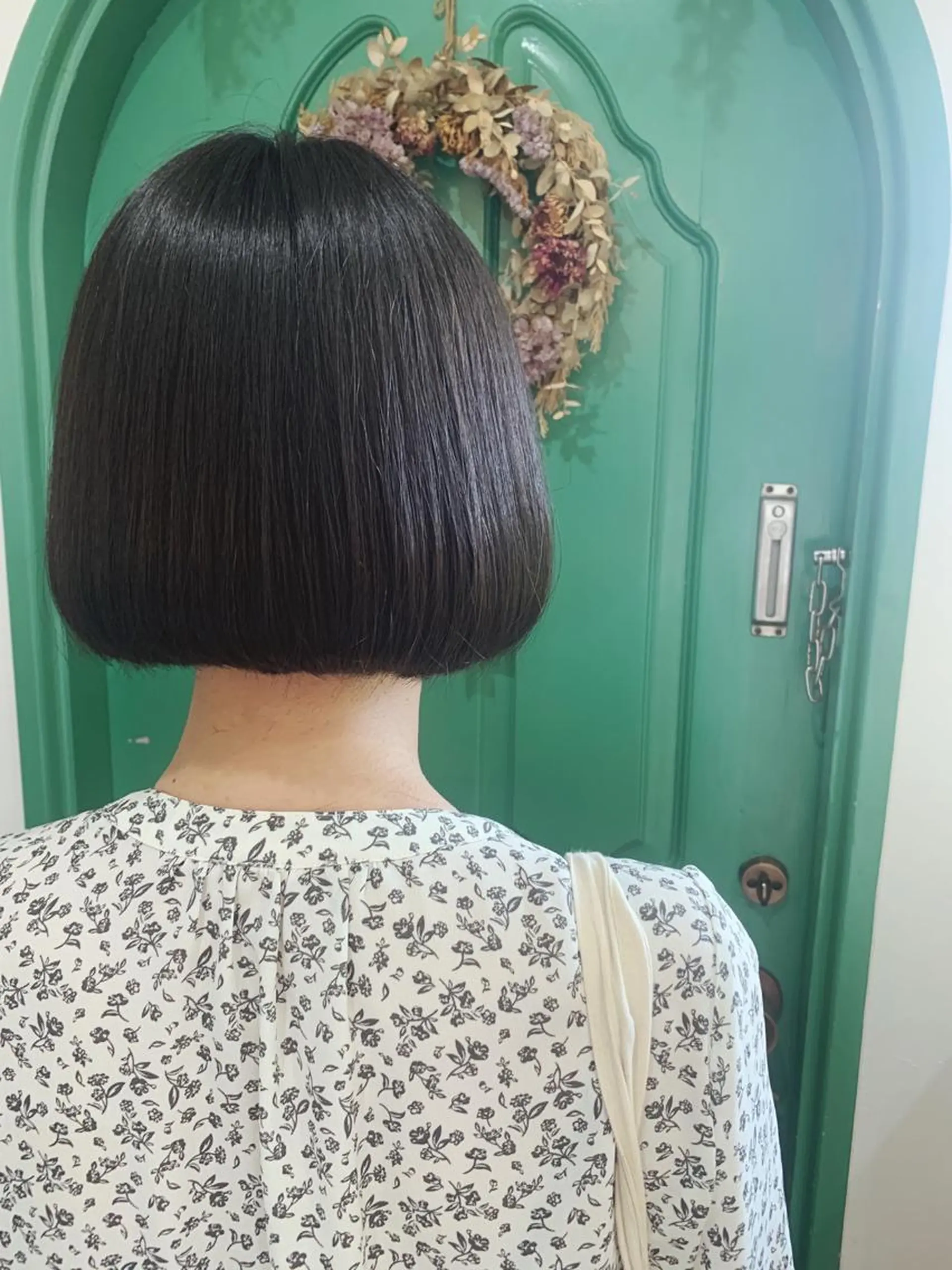 ショート ボブ カット ヘッドスパ 佐藤 美咲のヘアスタイル