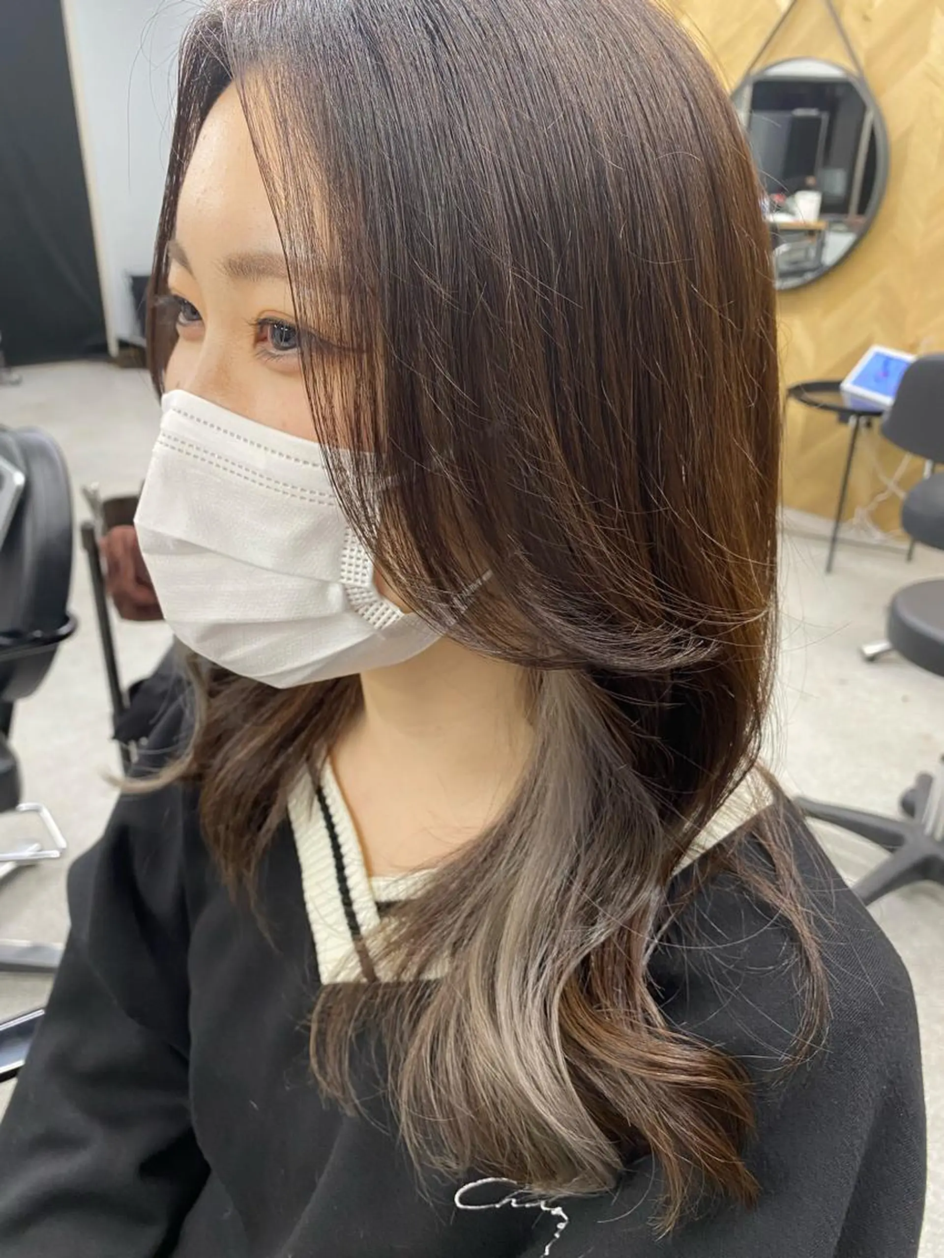 ミディアム ⚜️KIRIKA中野 HARADA👼🏻のヘアスタイル